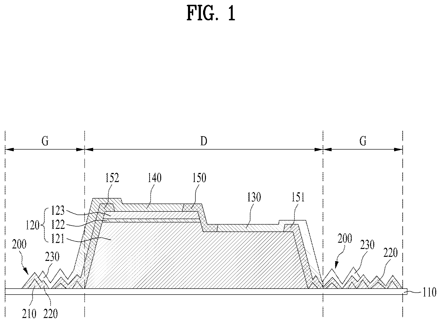 Patent US12317647 Figure 1 – Light emitting device using micrometer-sized semiconductor light emitting diode, and method for manufacturing same
