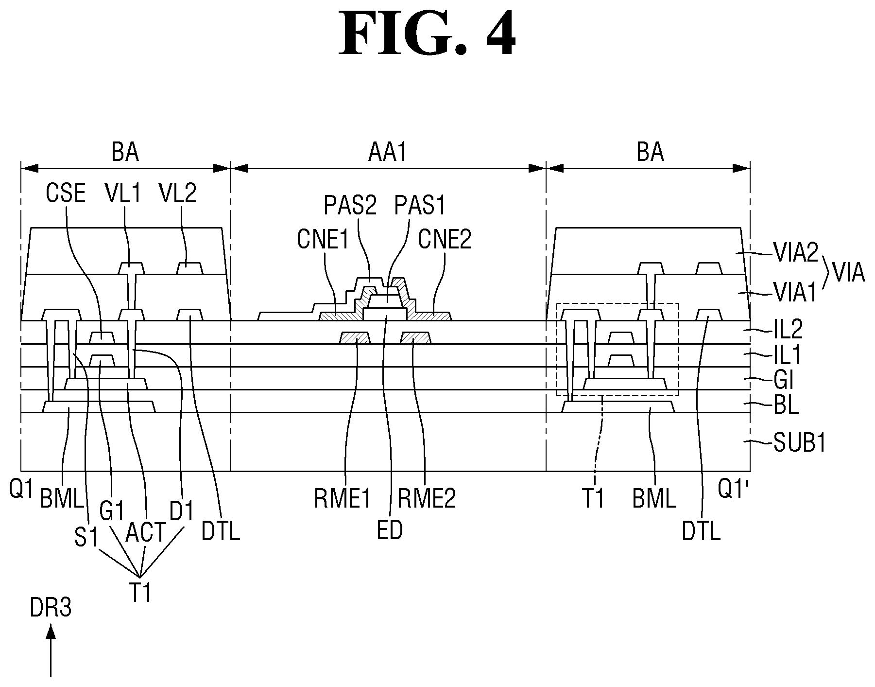 Patent US12317648 Figure 4 – Display device