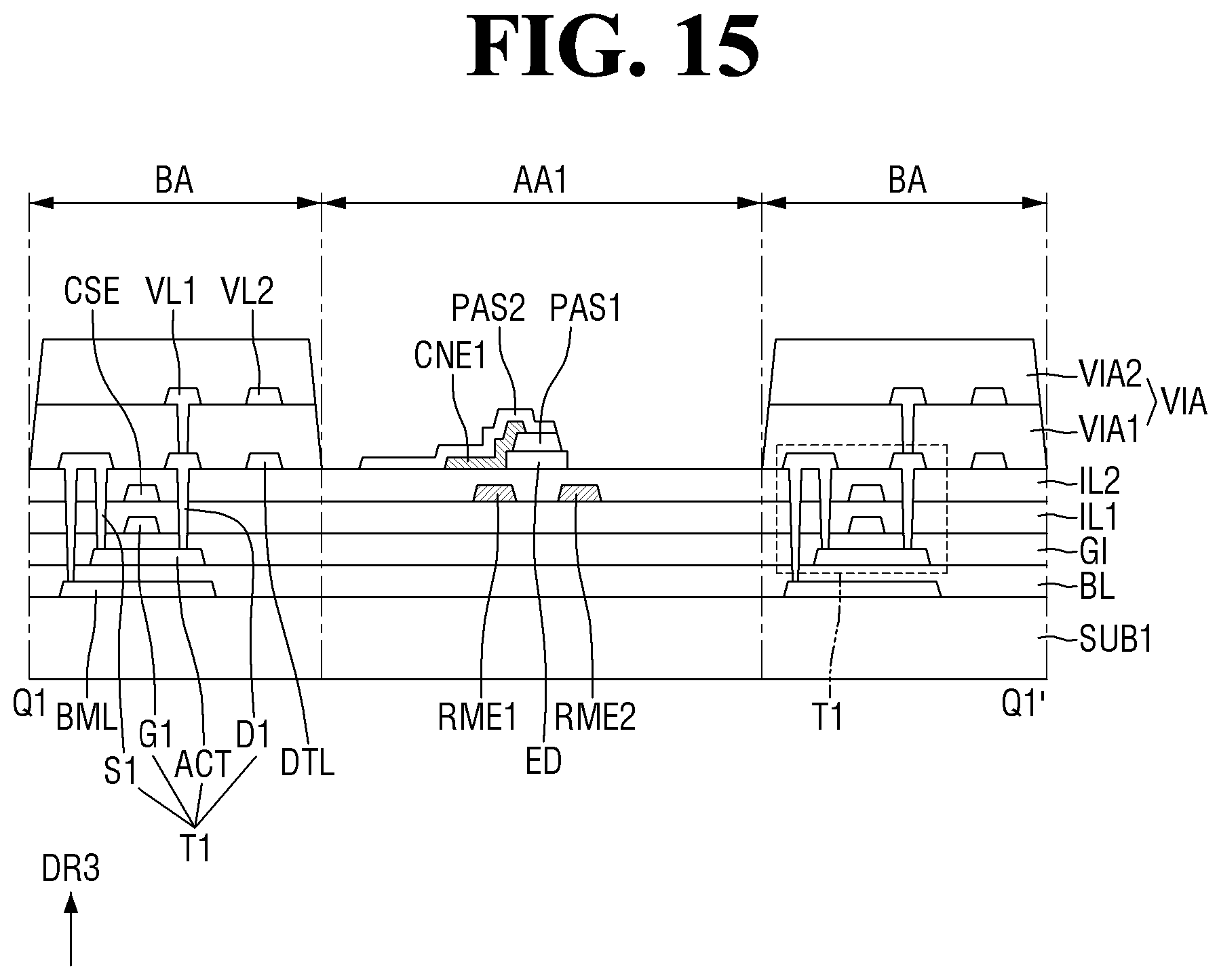 Patent US12317648 Figure 15 – Display device