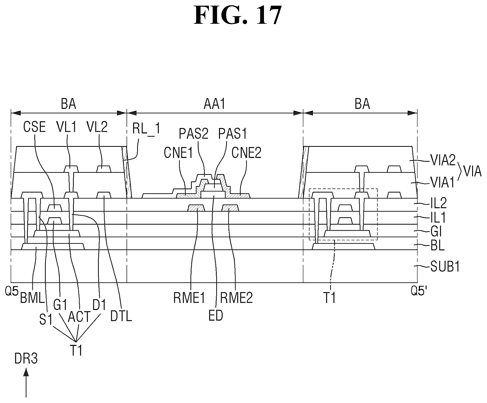 Patent US12317648 Figure 17 – Display device