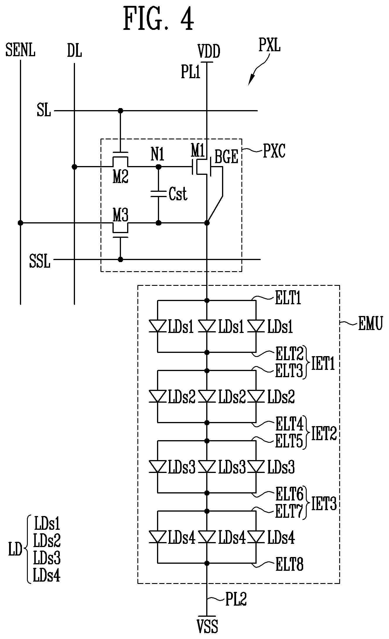 Patent US12317649 Figure 3 – Display device and method of manufacturing the same