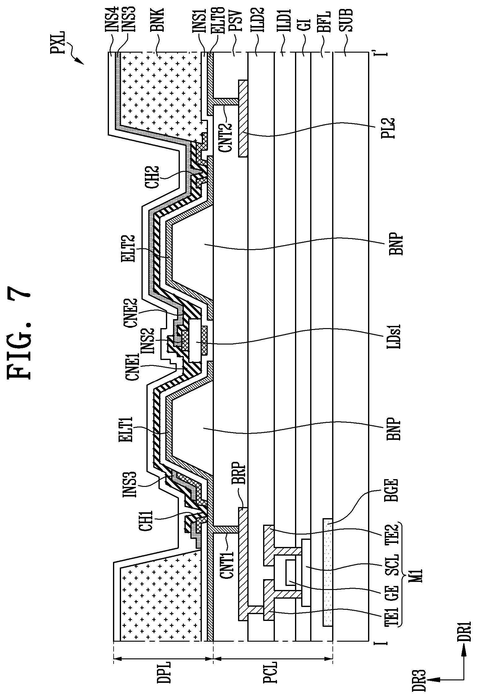 Patent US12317649 Figure 6 – Display device and method of manufacturing the same