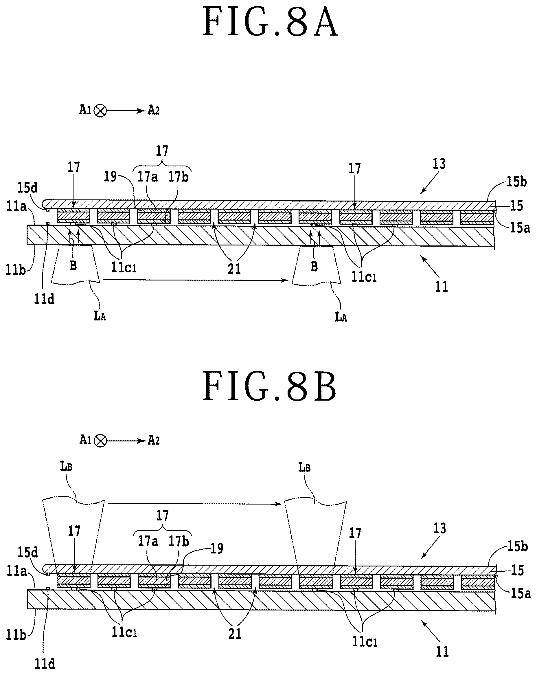 Patent US12317653 Figure 8 – Method of manufacturing LED display panel