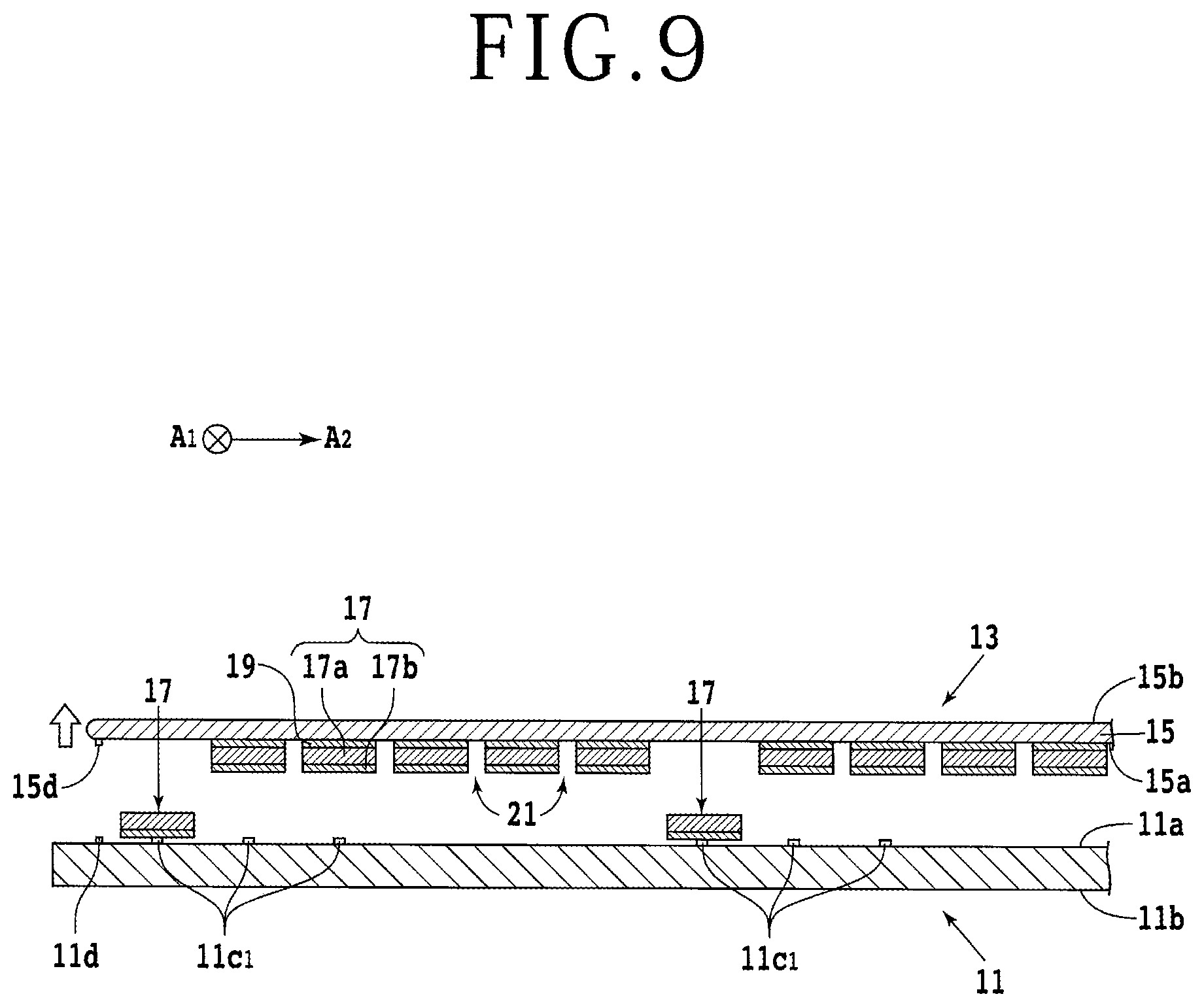 Patent US12317653 Figure 9 – Method of manufacturing LED display panel