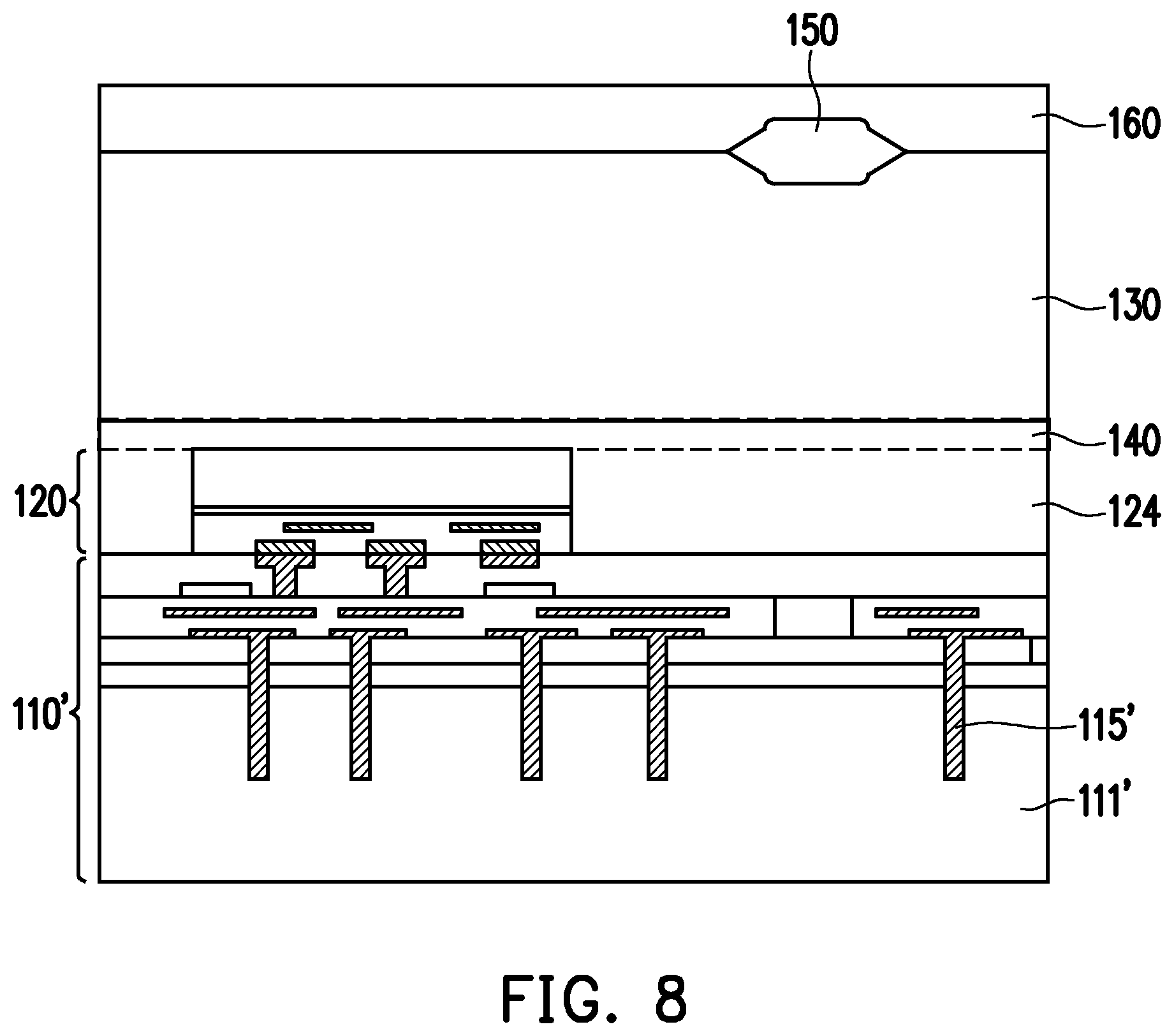 Patent US12317655 Figure 6 – Semiconductor package and manufacturing method of semiconductor package