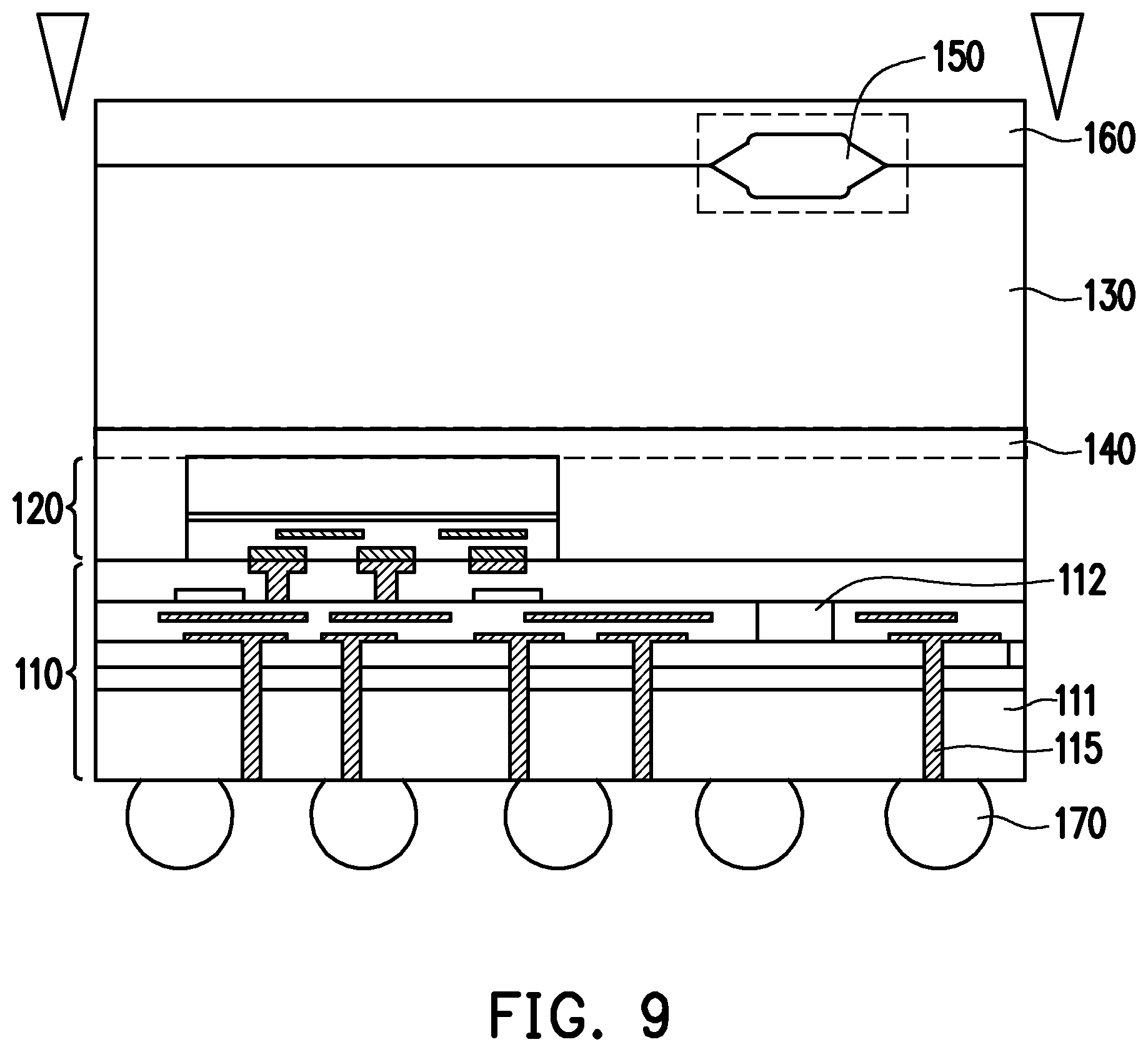 Patent US12317655 Figure 7 – Semiconductor package and manufacturing method of semiconductor package