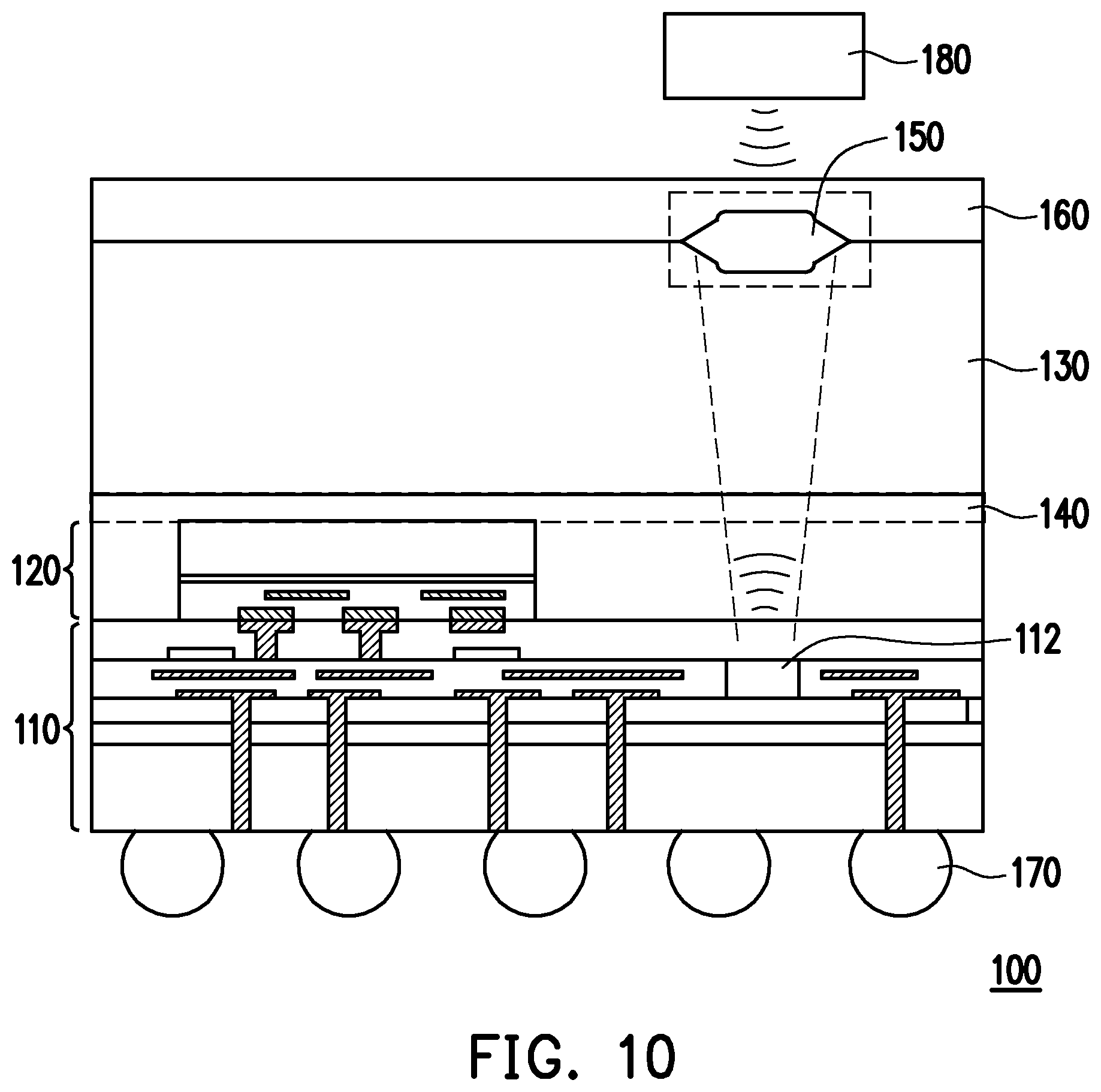 Patent US12317655 Figure 8 – Semiconductor package and manufacturing method of semiconductor package