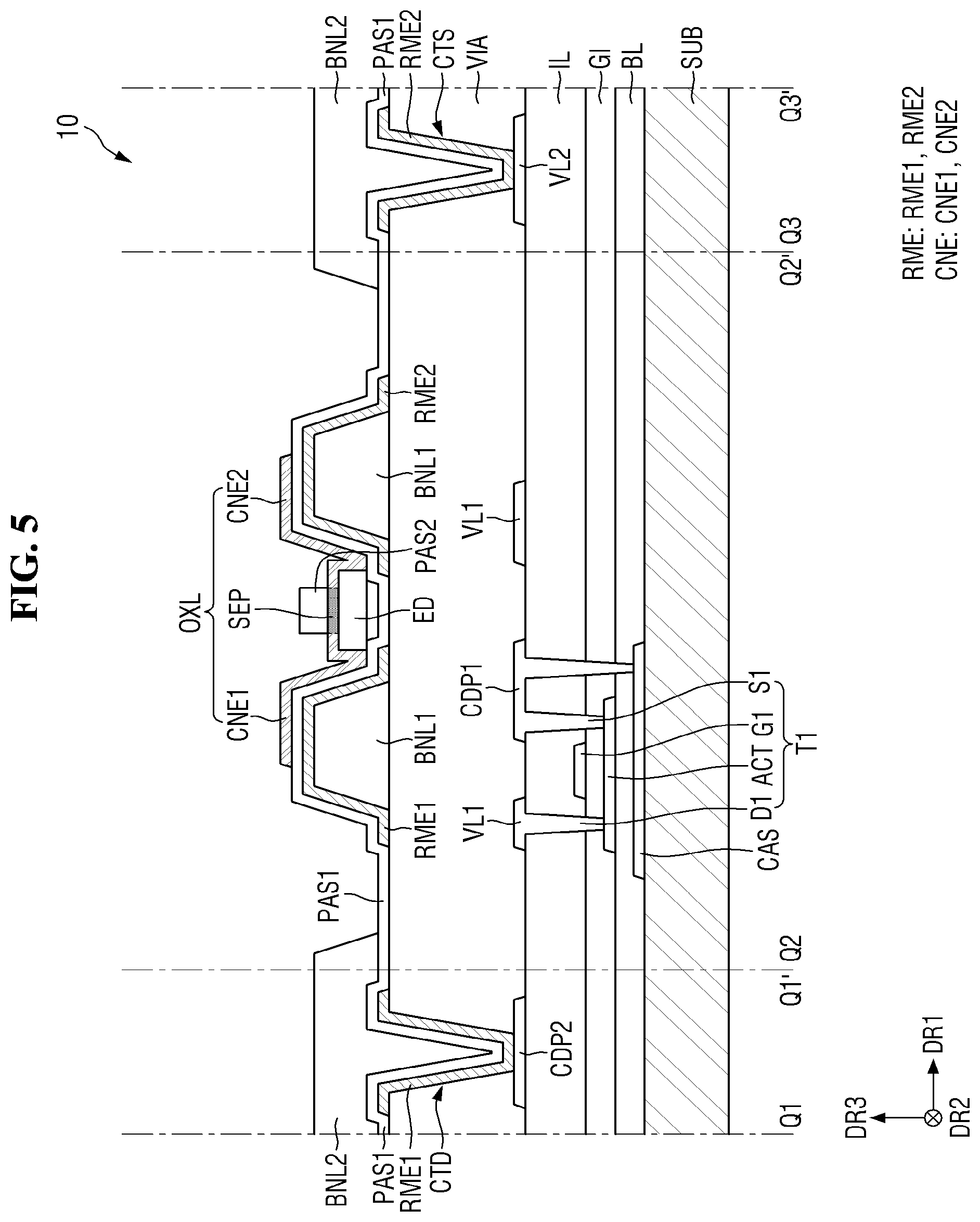 Patent US12317658 Figure 5 – Display device
