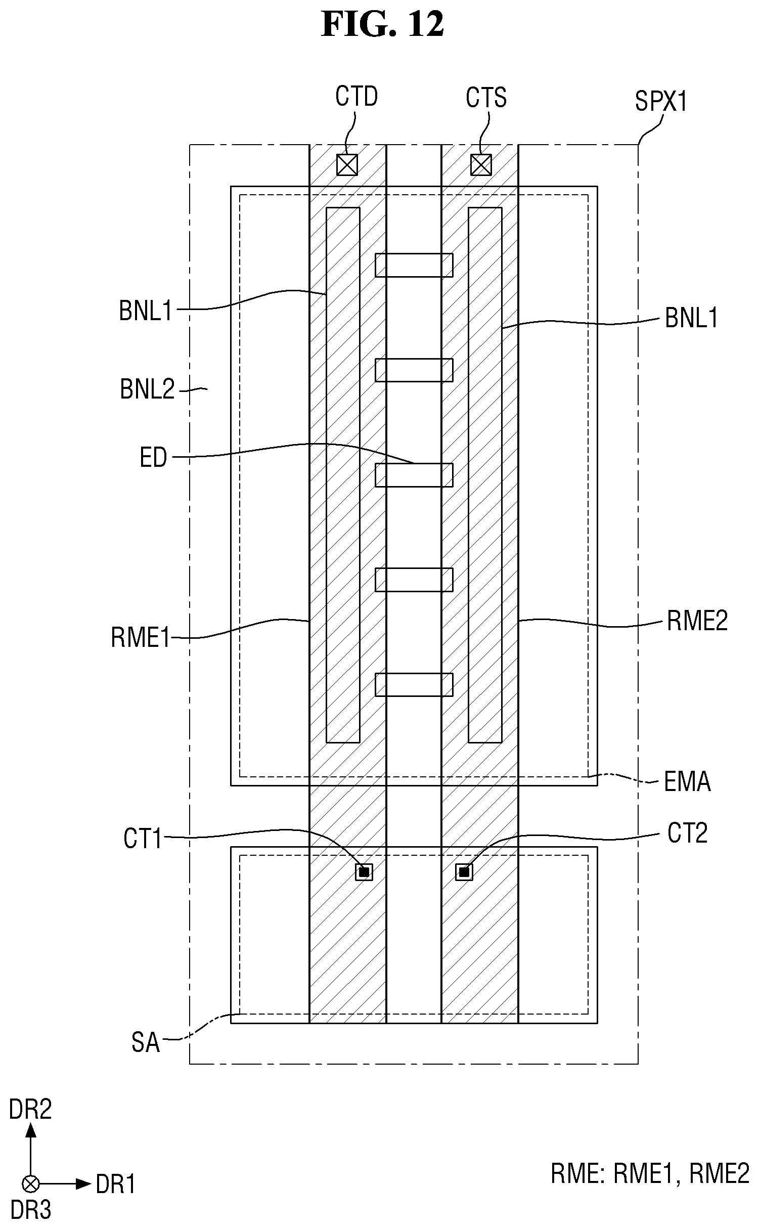 Patent US12317658 Figure 12 – Display device
