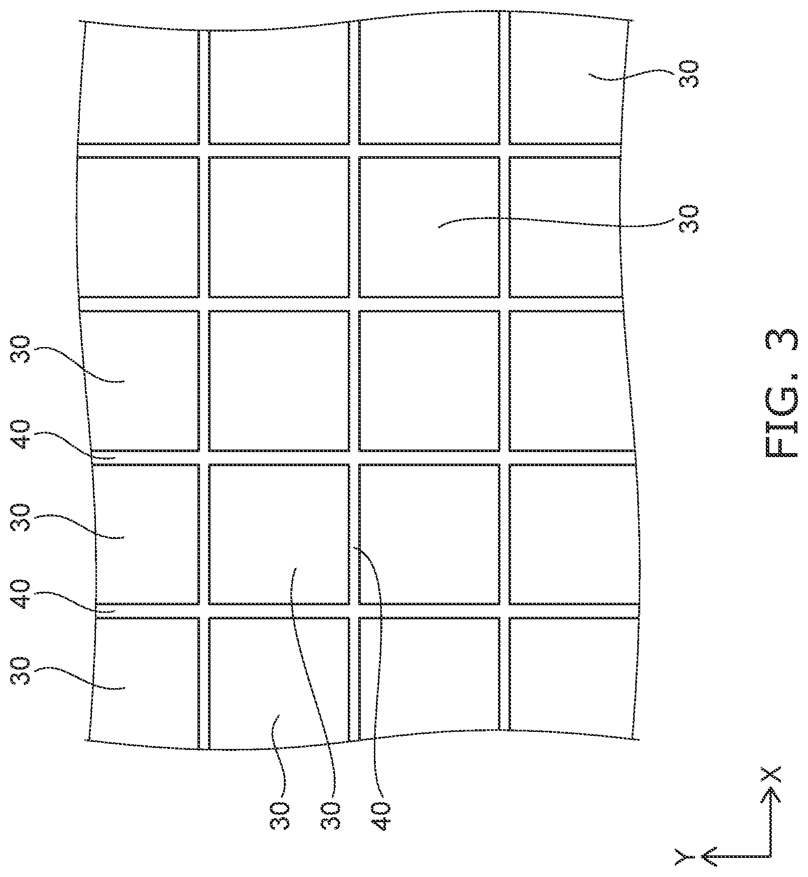 Patent US12317661 Figure 3 – Light emitting module manufacturing method including covering lateral faces of light emitting elements with resin