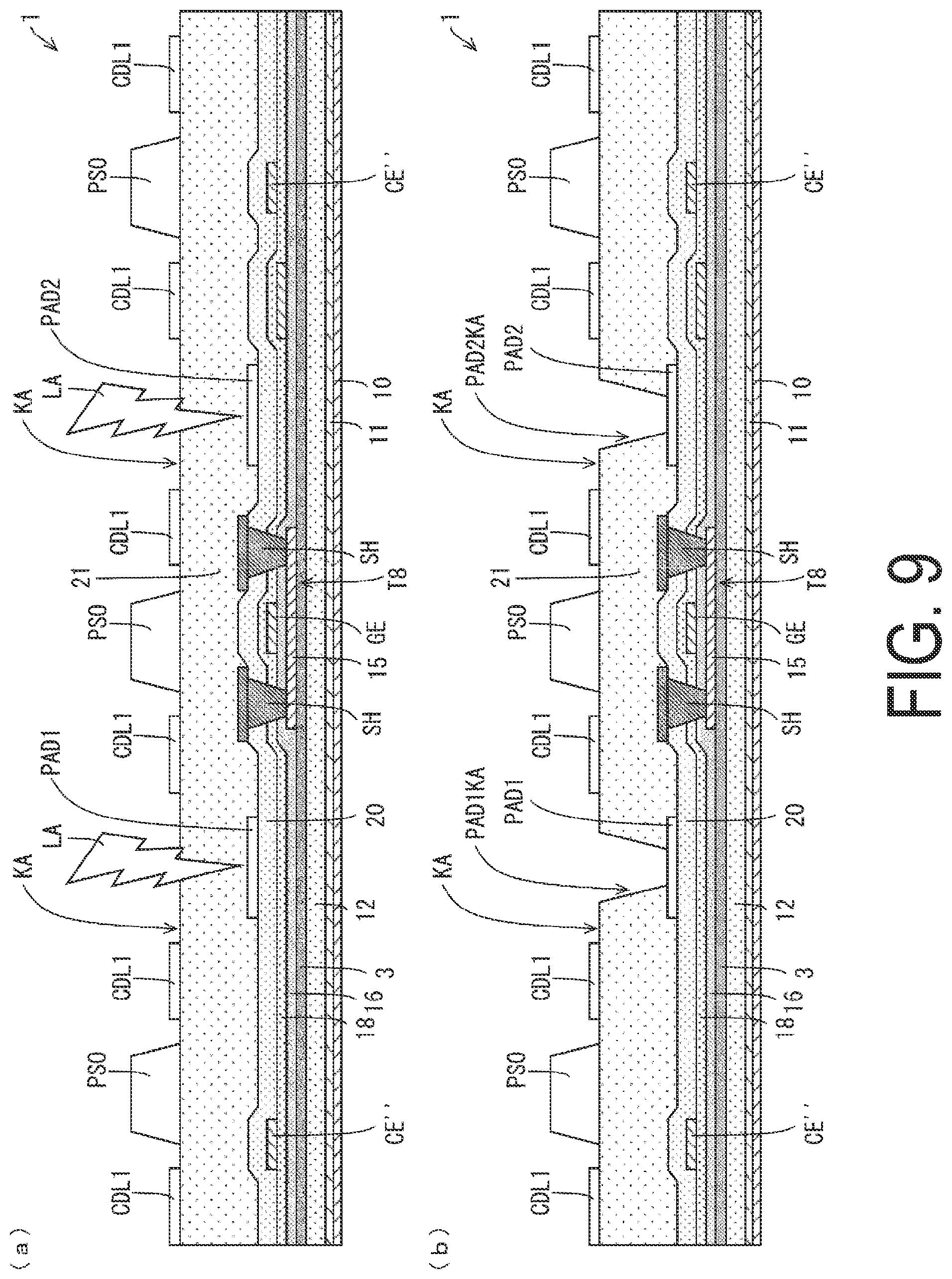 Patent US12317662 Figure 9 – Display device and method for inspecting display device