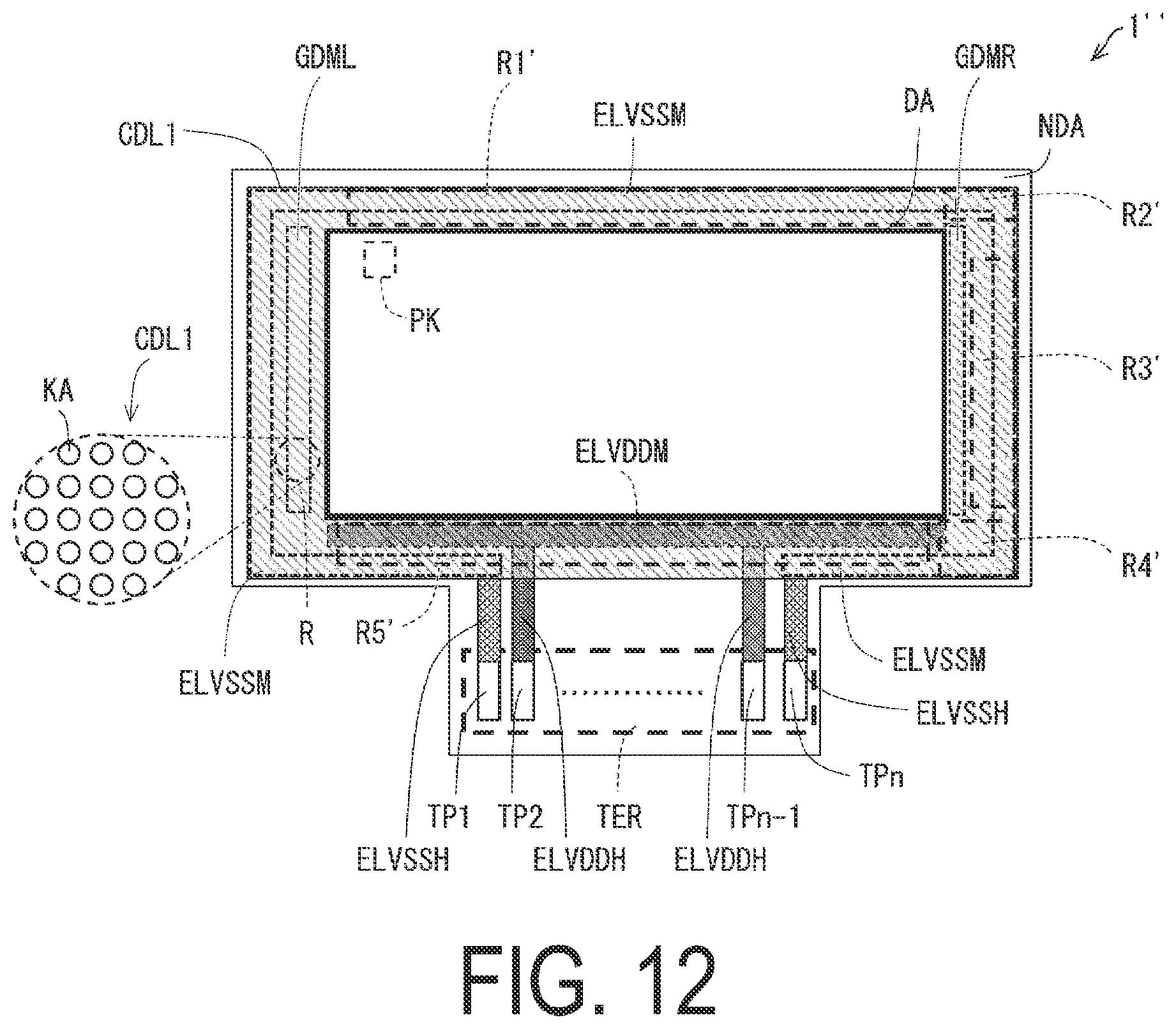 Patent US12317662 Figure 12 – Display device and method for inspecting display device
