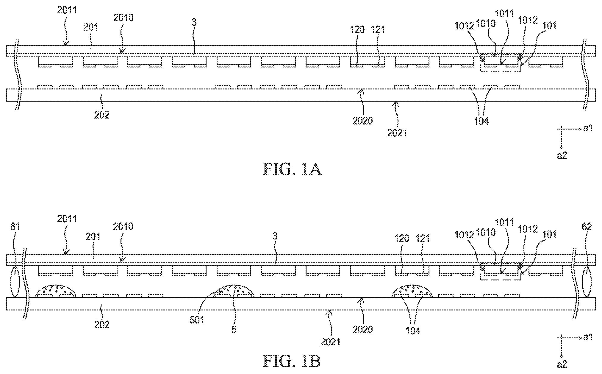 Patent US12317664 Figure 1 – Light-emitting device and manufacturing method thereof