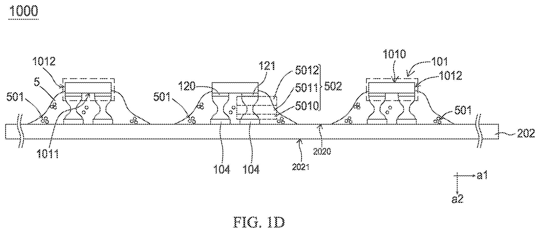 Patent US12317664 Figure 3 – Light-emitting device and manufacturing method thereof