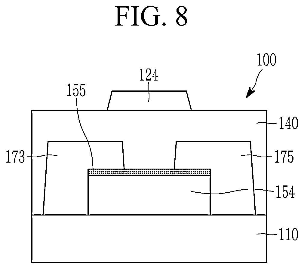 Patent US12317666 Figure 8 – Organic thin film transistor and method of manufacturing the same and thin film transistor array panel and electronic device