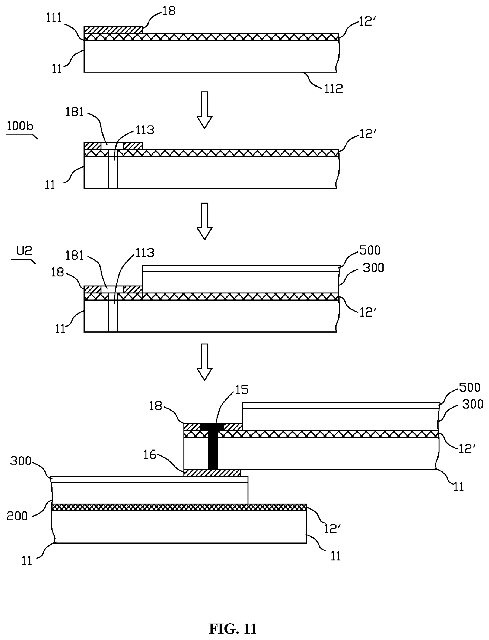 Patent US12317667 Figure 8 – Flexible photoelectric device module and method for manufacturing same