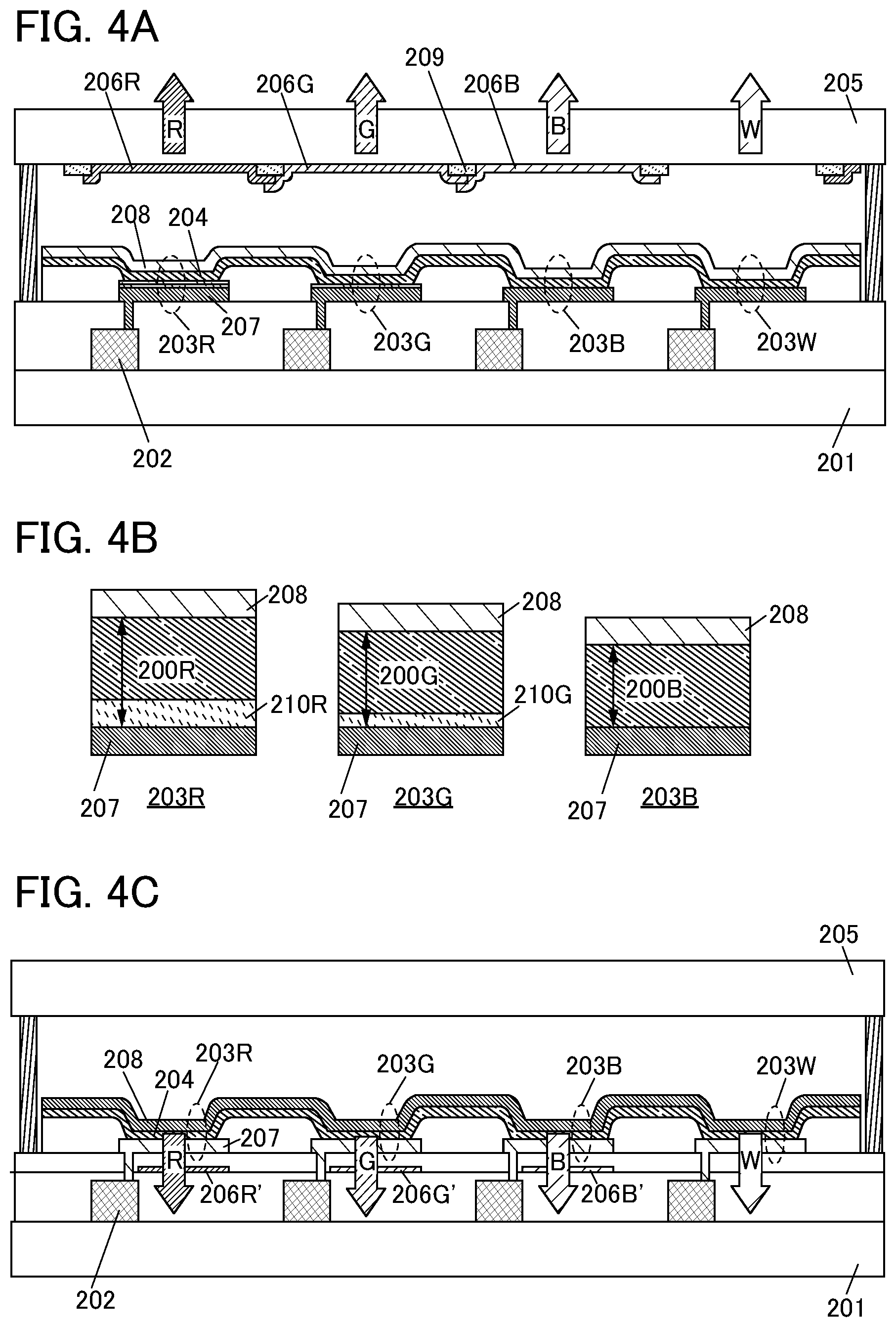 Patent US12317668 Figure 4 – Light-emitting device, light-emitting apparatus, electronic device, and lighting device