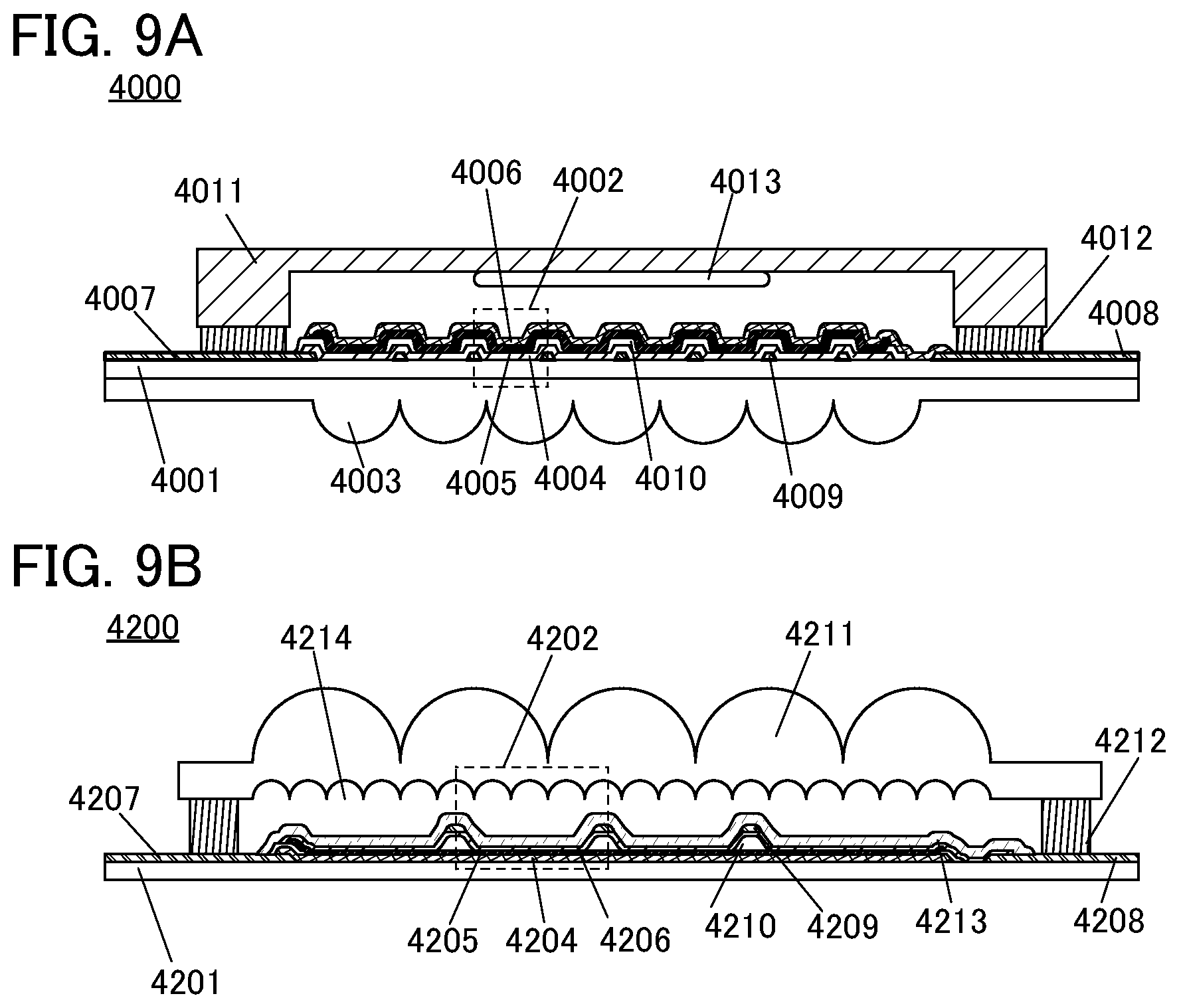 Patent US12317668 Figure 9 – Light-emitting device, light-emitting apparatus, electronic device, and lighting device