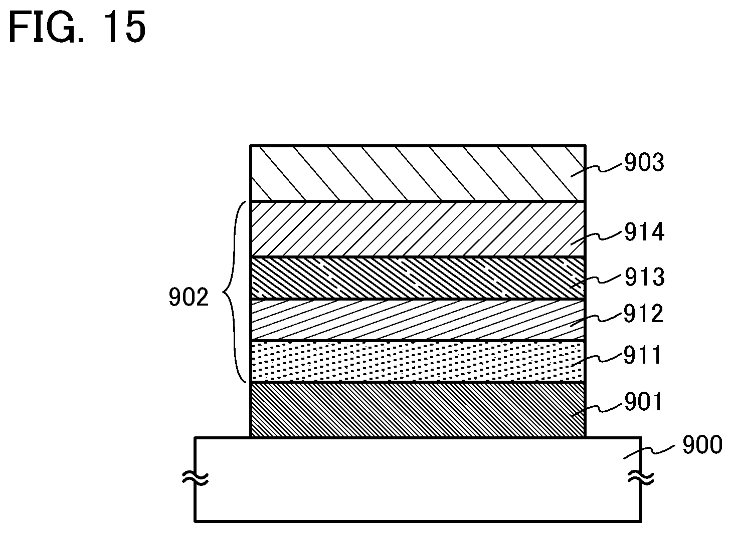 Patent US12317668 Figure 15 – Light-emitting device, light-emitting apparatus, electronic device, and lighting device