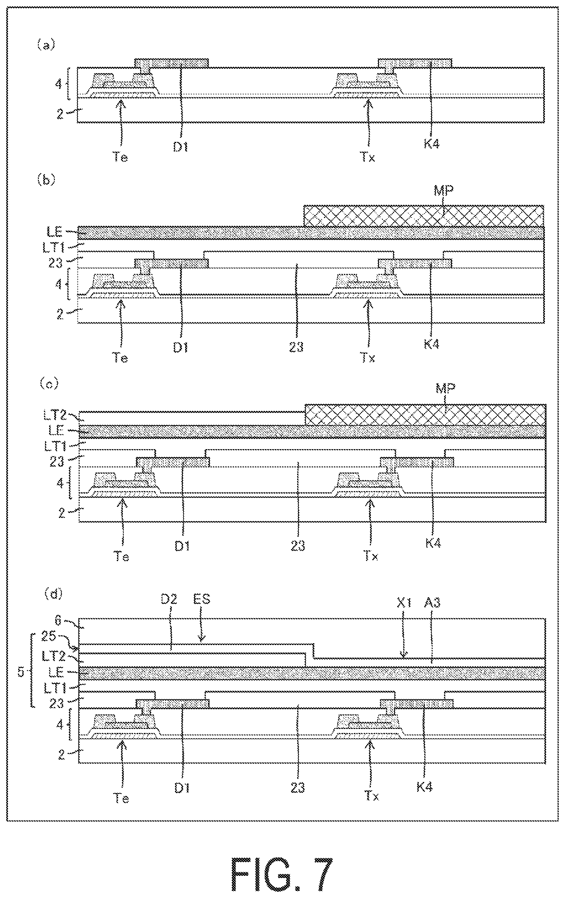 Patent US12317670 Figure 7 – Display device