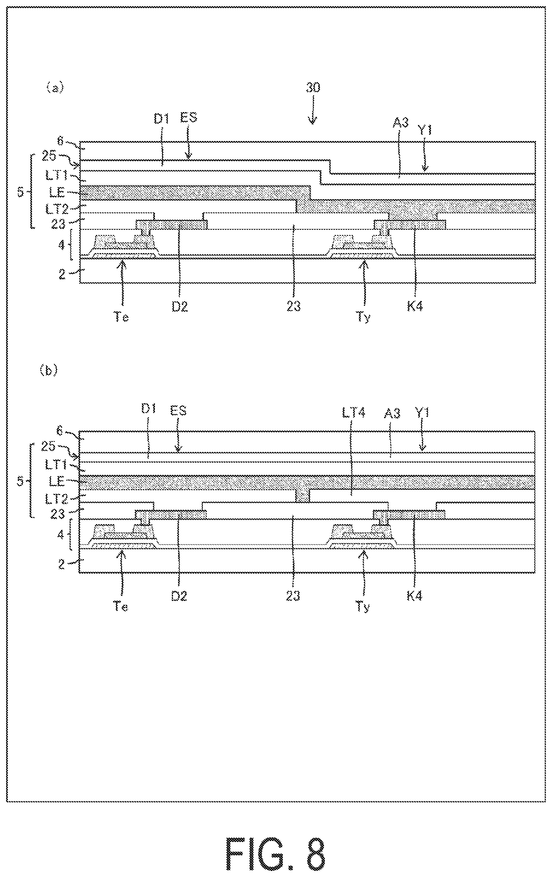 Patent US12317670 Figure 8 – Display device