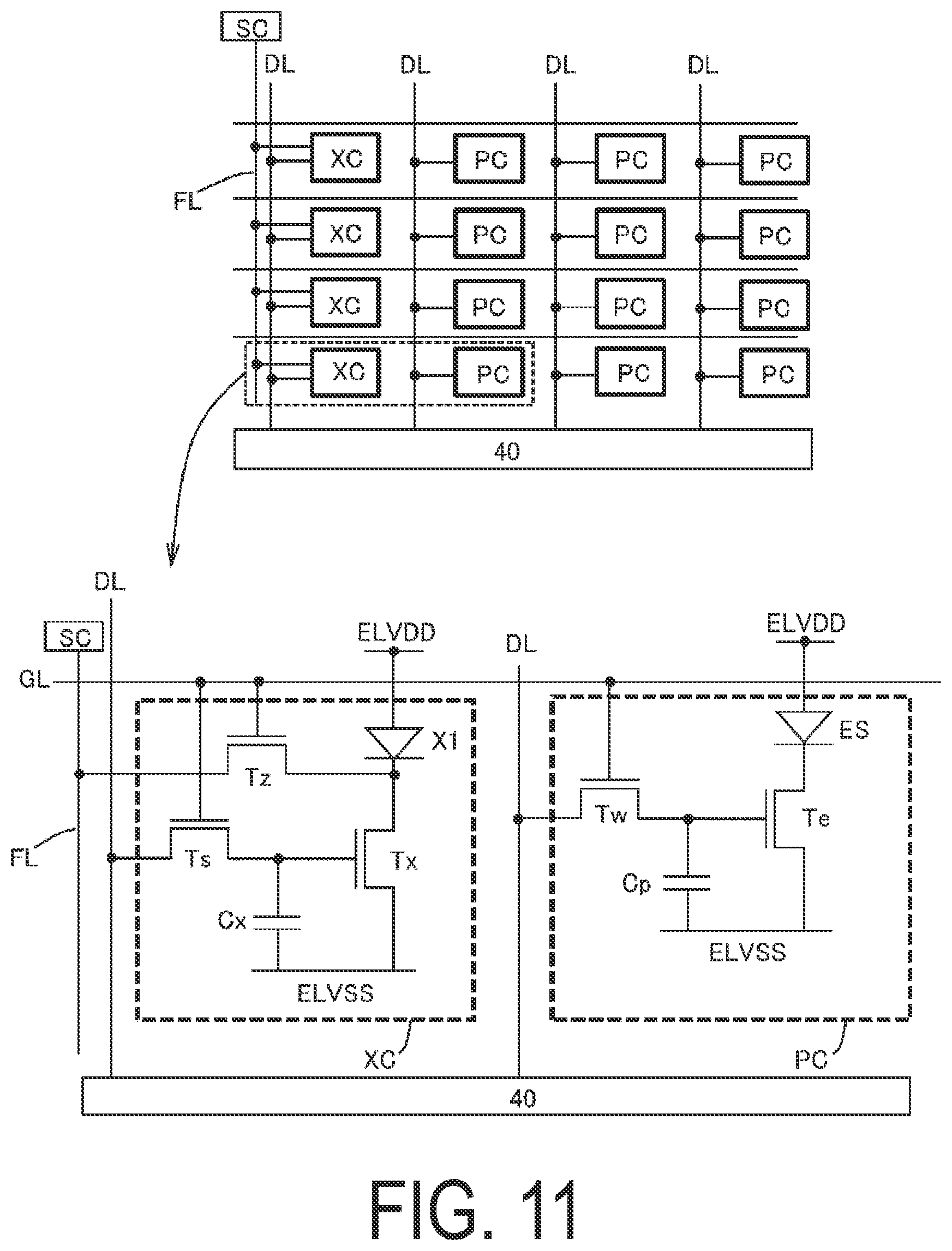 Patent US12317670 Figure 11 – Display device