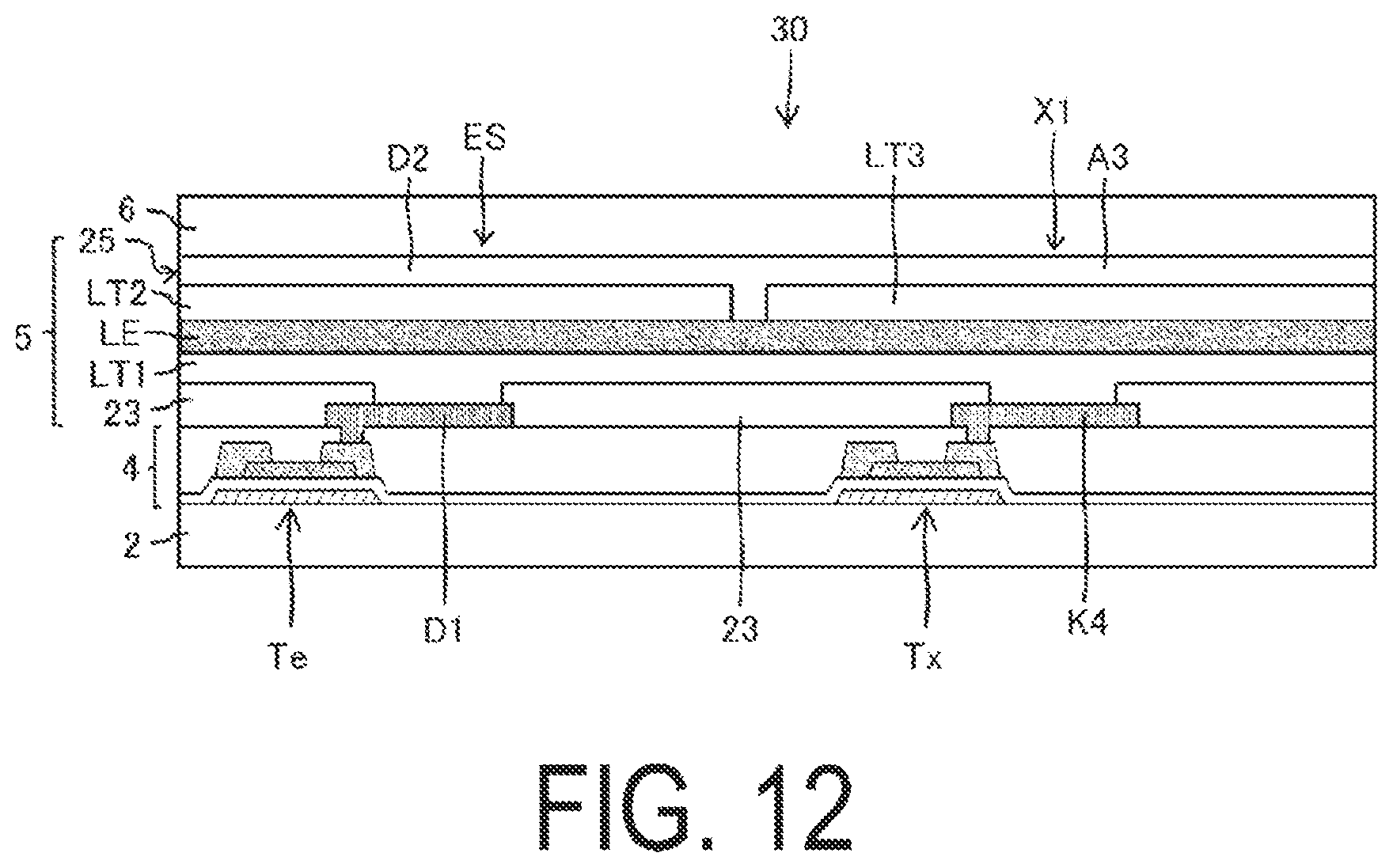 Patent US12317670 Figure 12 – Display device