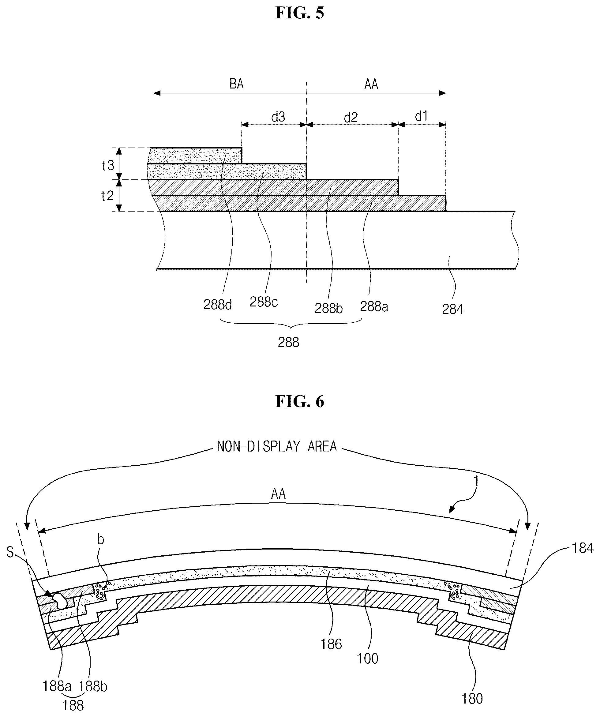 Patent US12317672 Figure 3 – Display device for preventing separation of black matrix therefrom