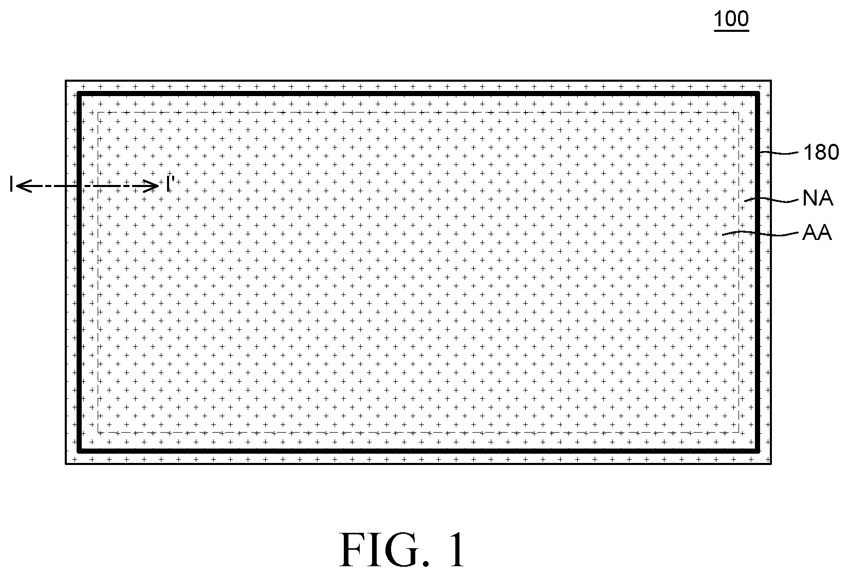 Patent US12317673 Figure 1 – Organic light emitting display device that detects moisture by emitting light responsive to ultraviolet light irradiation