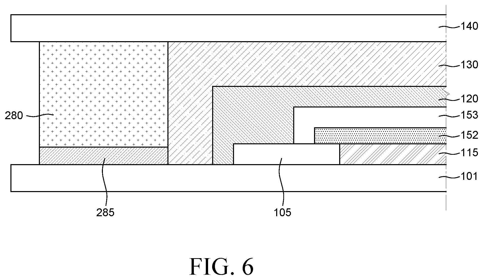 Patent US12317673 Figure 7 – Organic light emitting display device that detects moisture by emitting light responsive to ultraviolet light irradiation