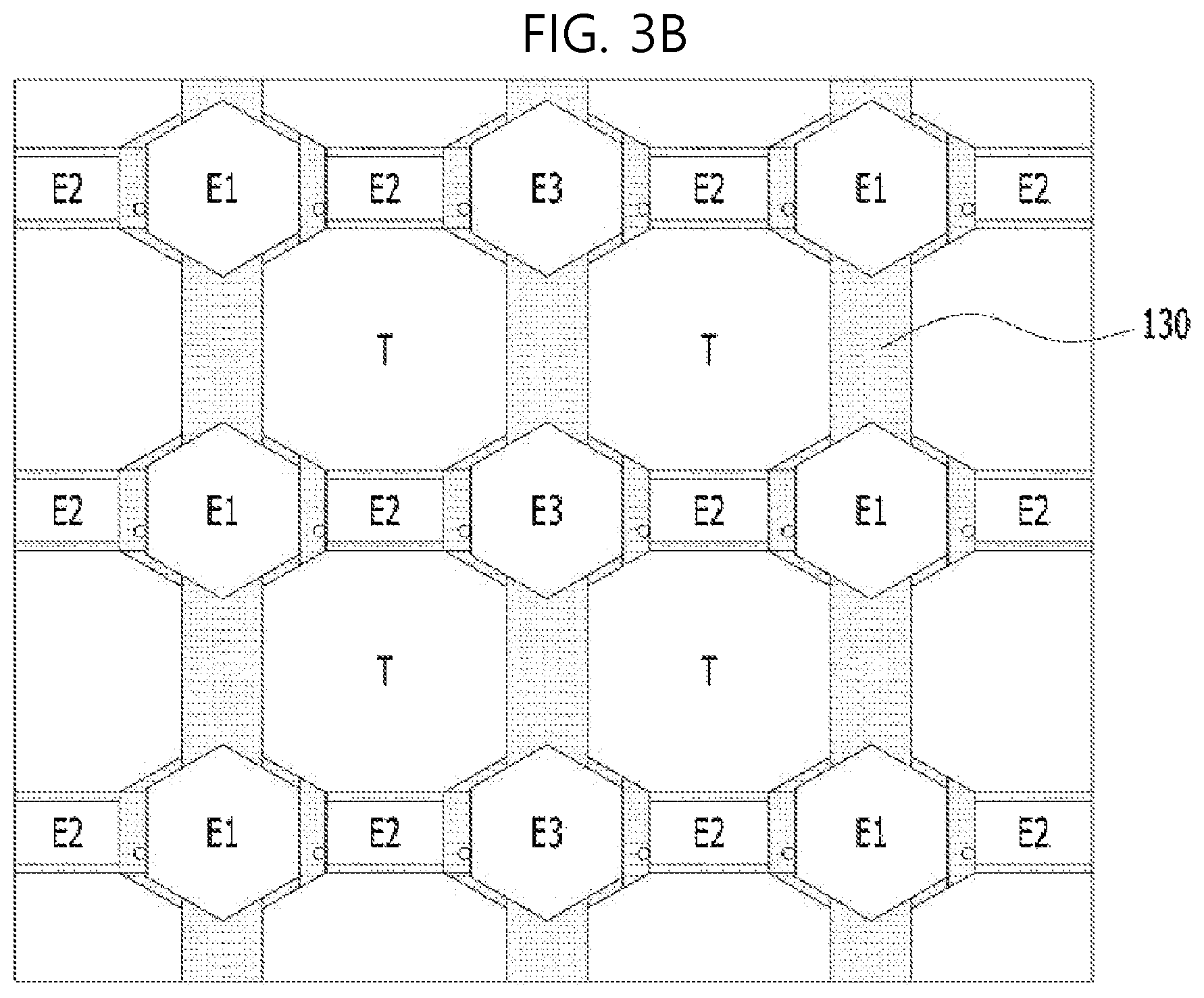 Patent US12317674 Figure 4 – Display device comprising optical compensation layer at light-emitting unit and transmissive unit