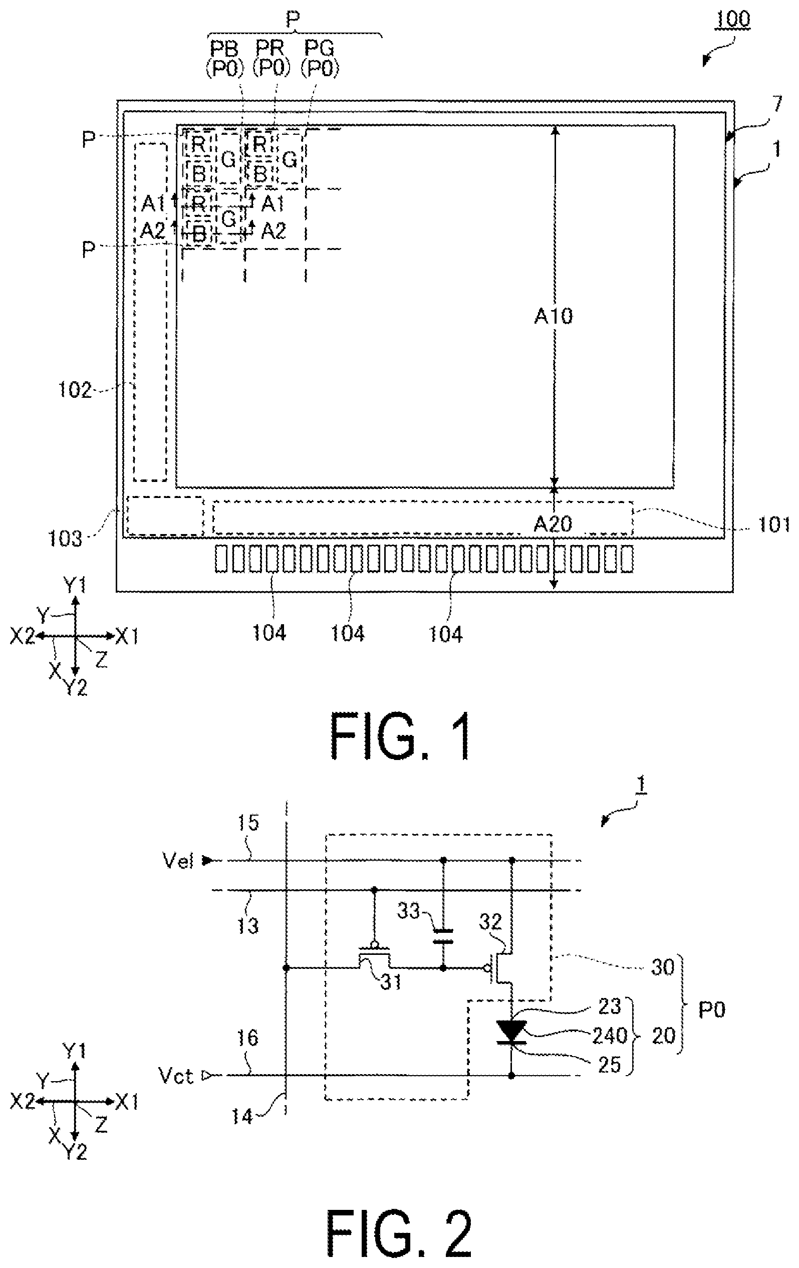 Patent US12317676 Figure 1 – Electro-optical device and electronic apparatus