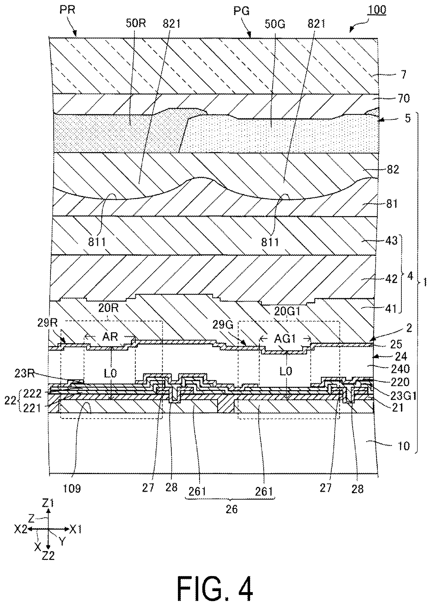Patent US12317676 Figure 3 – Electro-optical device and electronic apparatus