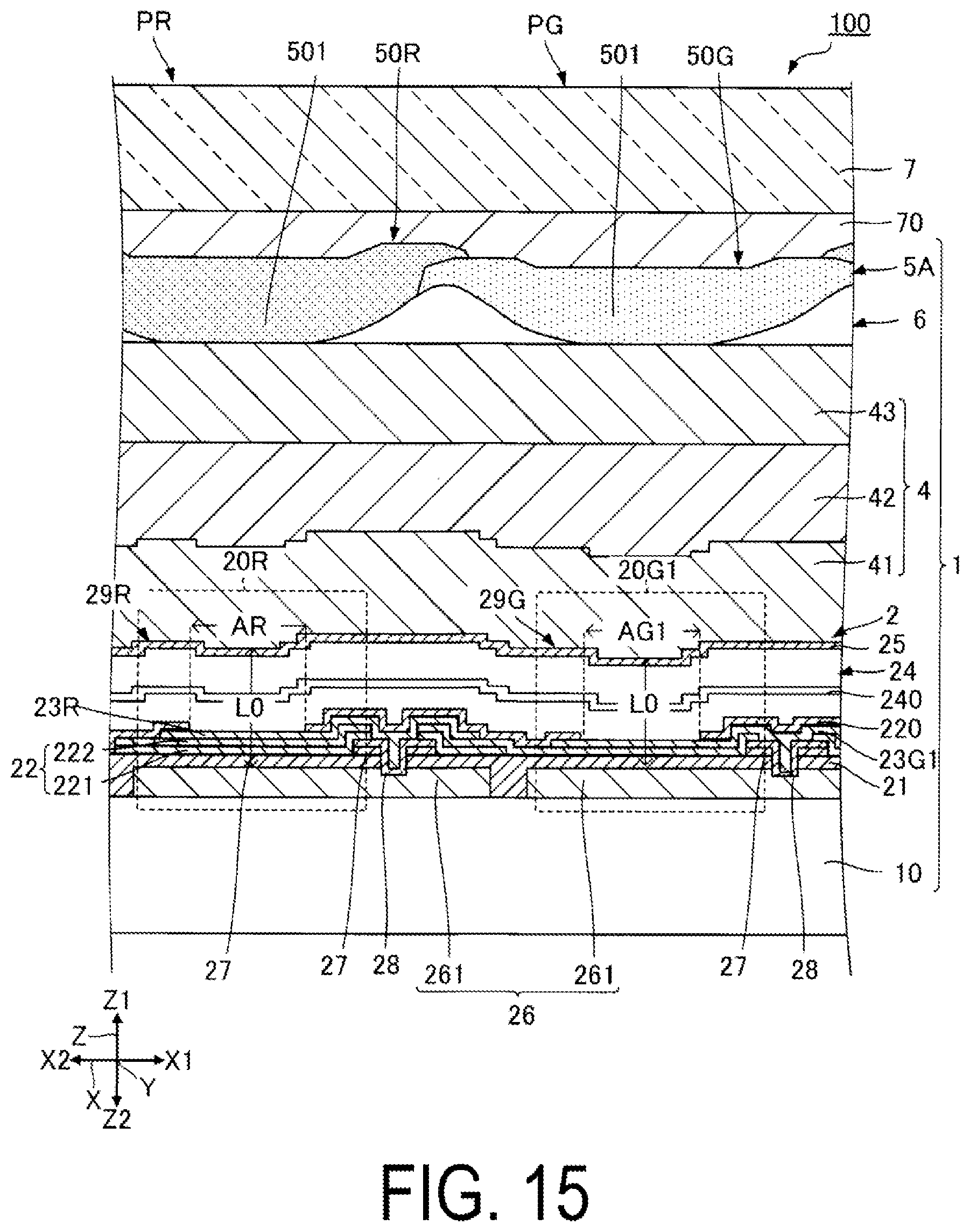 Patent US12317676 Figure 10 – Electro-optical device and electronic apparatus