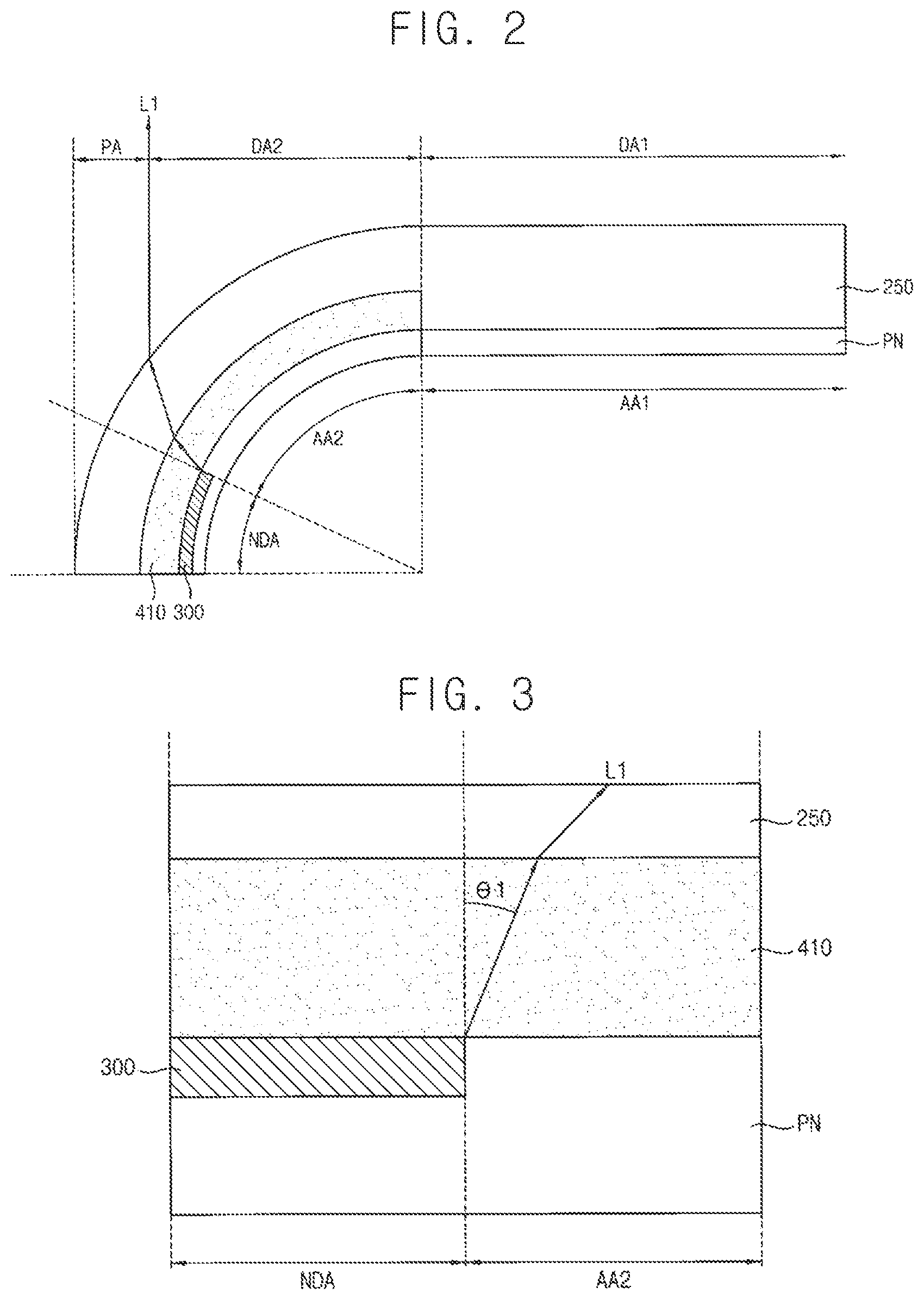 Patent US12317677 Figure 2 – Display device including protective window