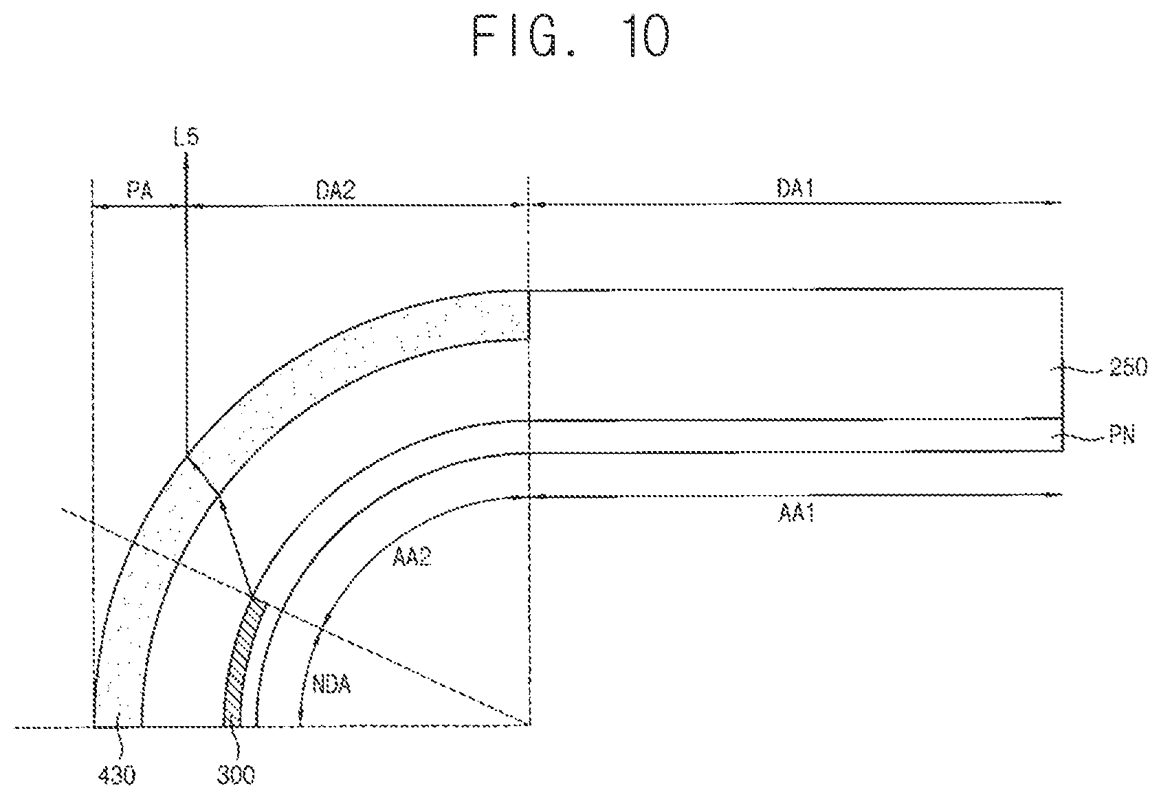 Patent US12317677 Figure 6 – Display device including protective window