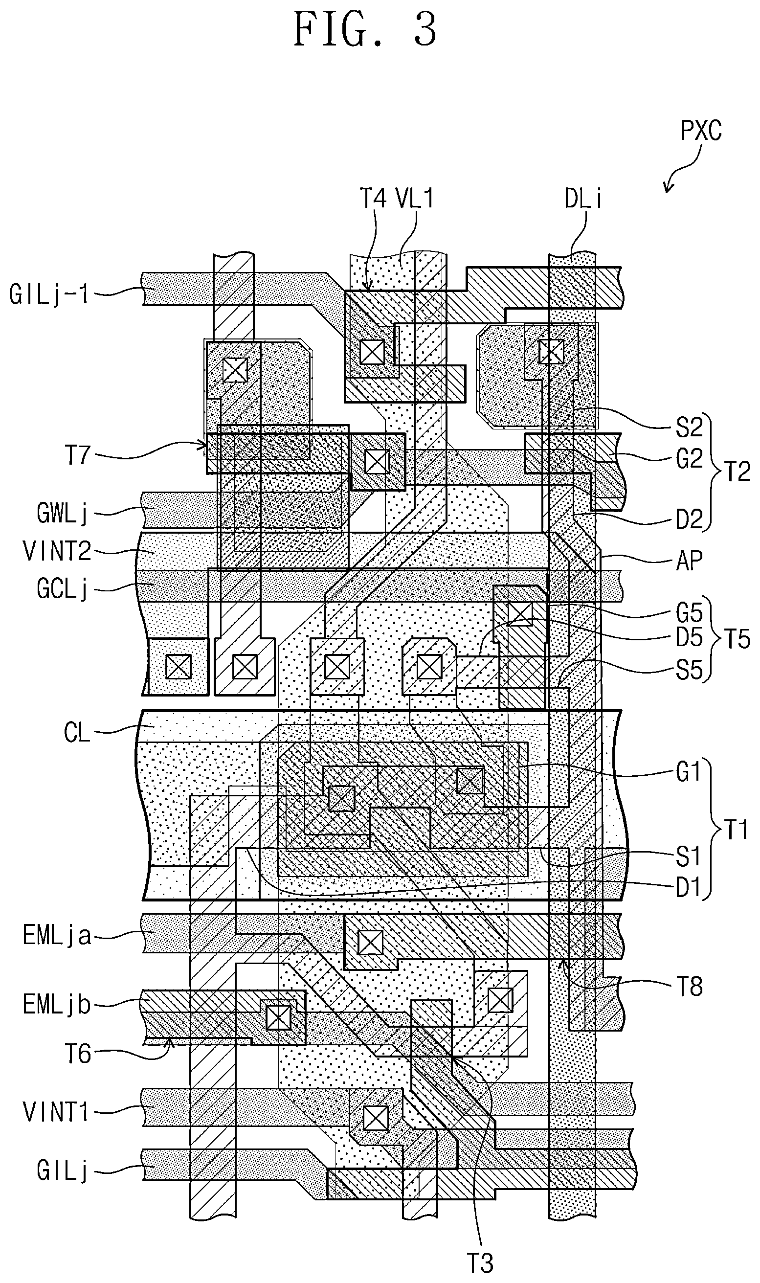 Patent US12317681 Figure 3 – Pixel and display device