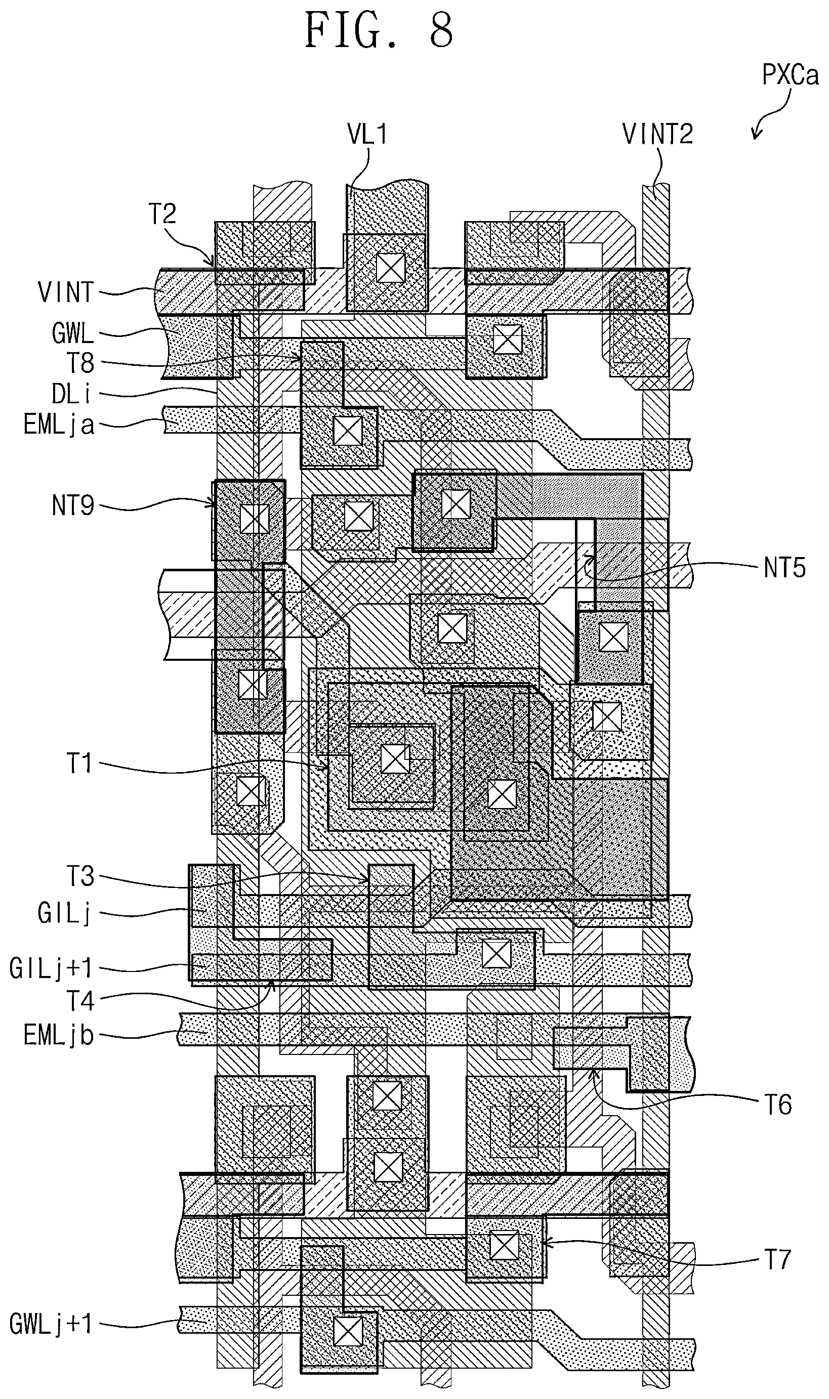 Patent US12317681 Figure 9 – Pixel and display device