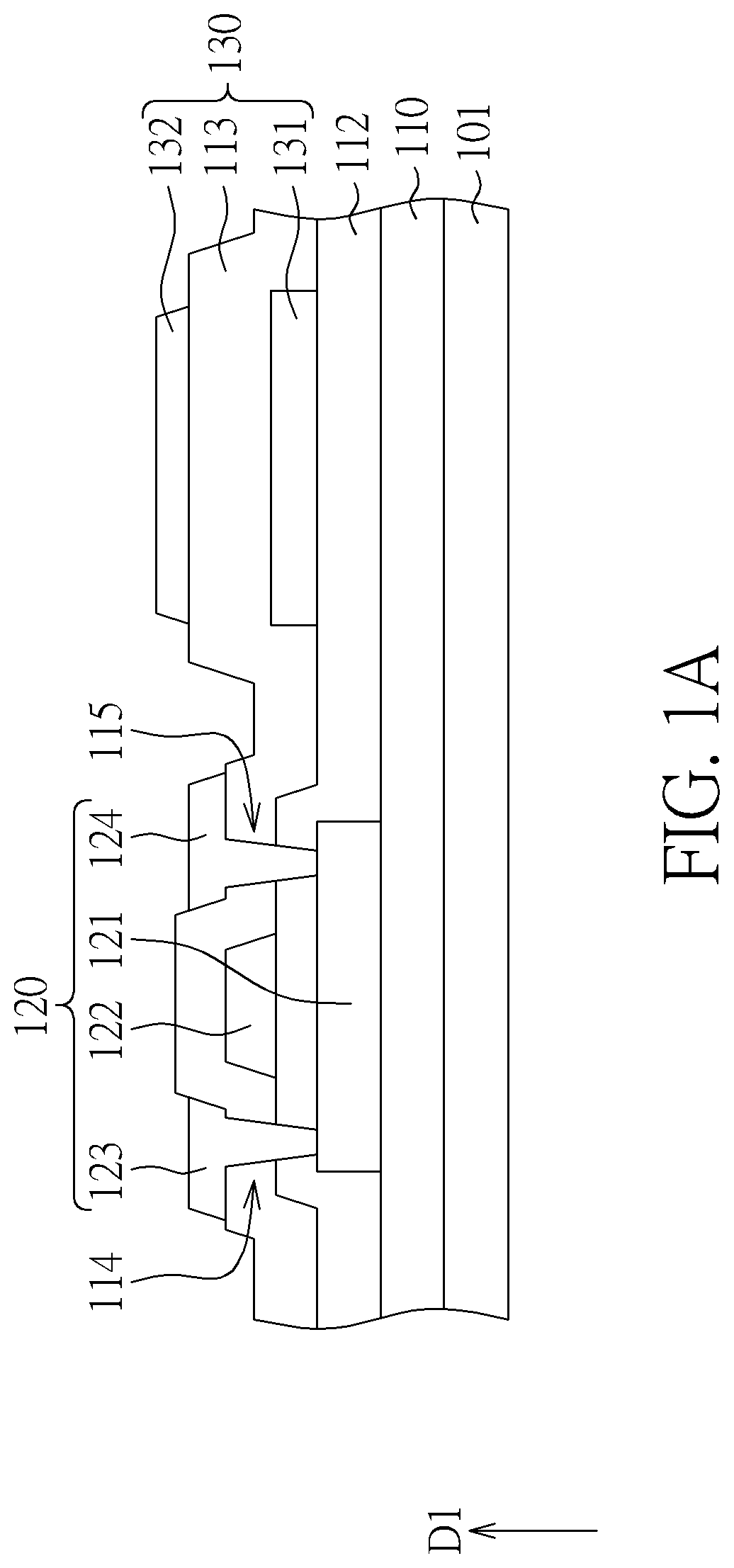 Patent US12317682 Figure 1 – Display device including blue organic light emitting diode and blue light blocking layer