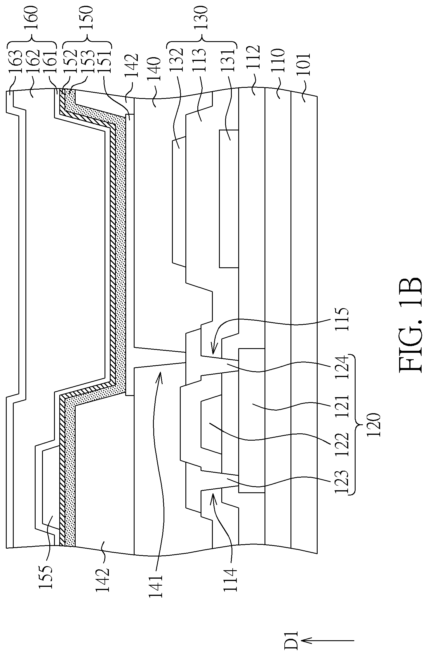 Patent US12317682 Figure 2 – Display device including blue organic light emitting diode and blue light blocking layer