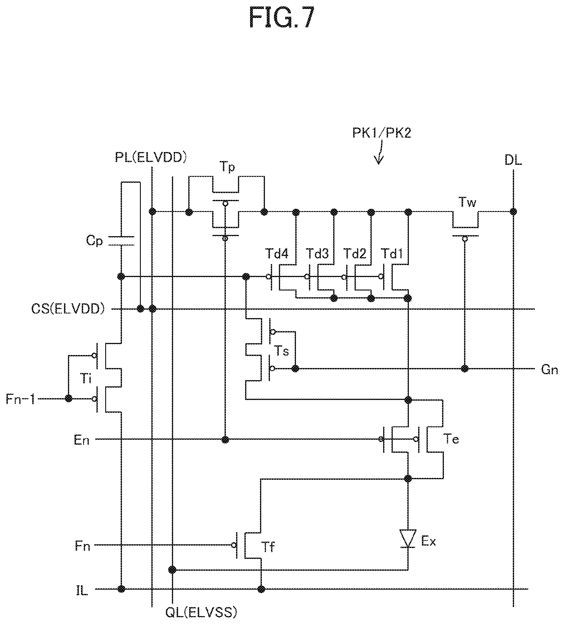 Patent US12317685 Figure 7 – Display device