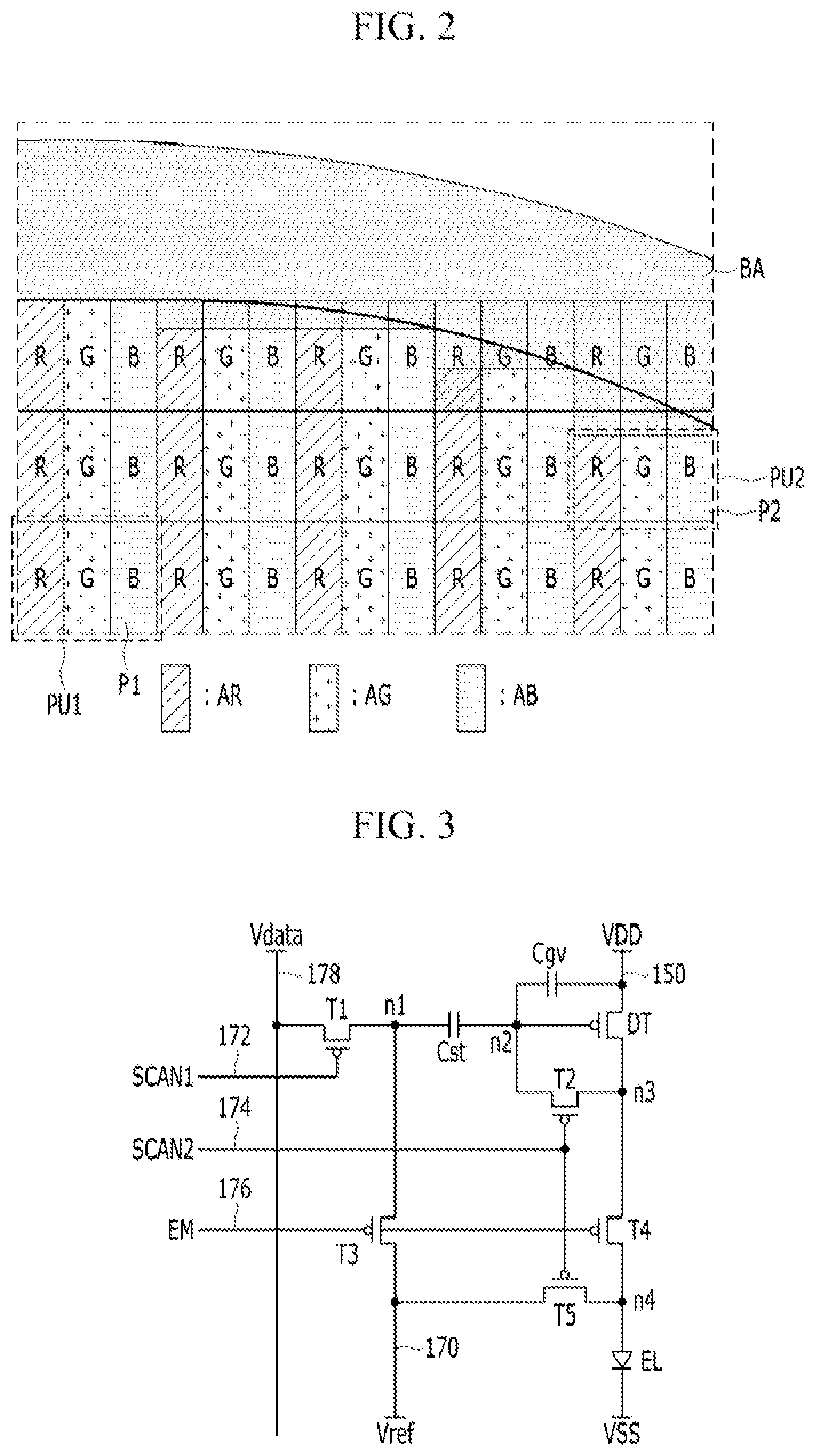 Patent US12317686 Figure 2 – OLED pixel with aperture proportional to capacitance