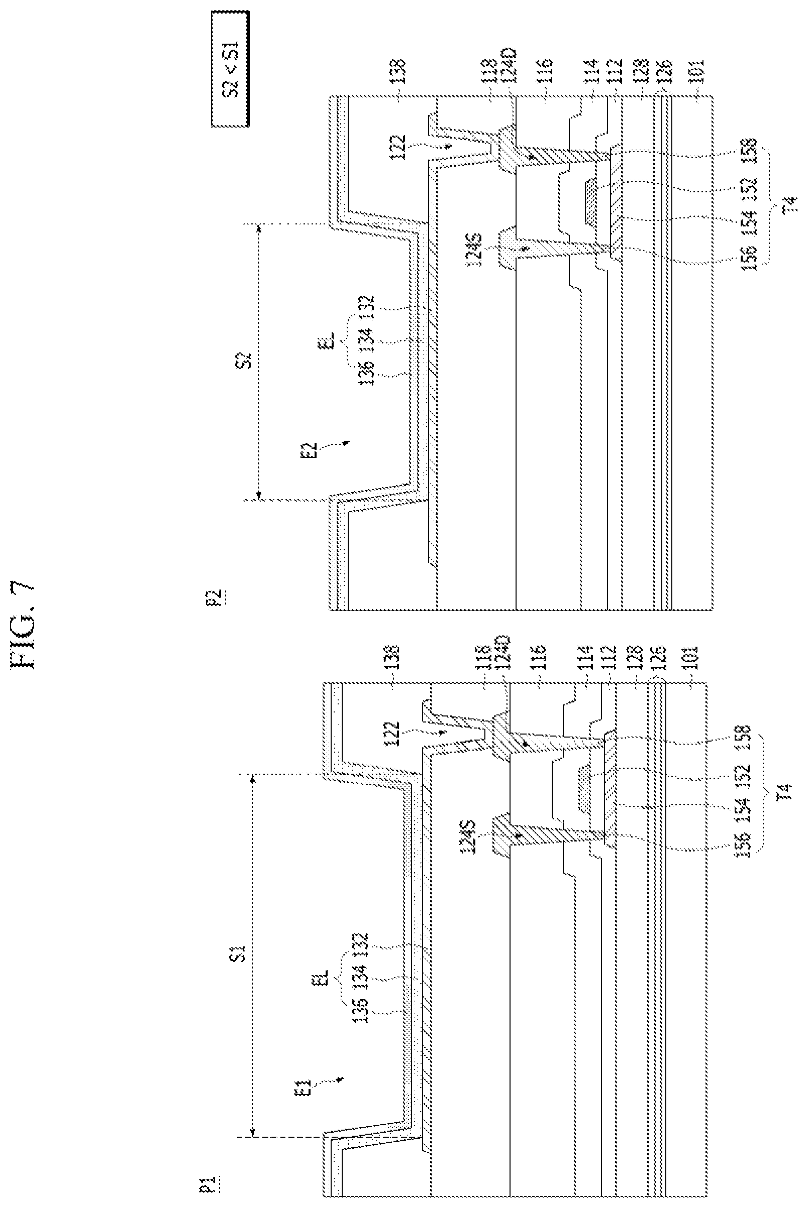 Patent US12317686 Figure 6 – OLED pixel with aperture proportional to capacitance