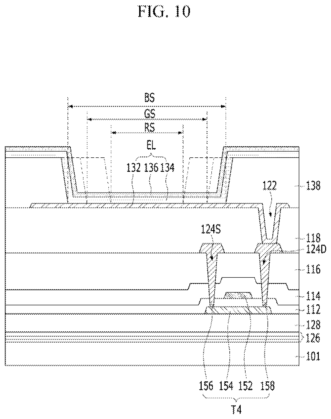 Patent US12317686 Figure 9 – OLED pixel with aperture proportional to capacitance