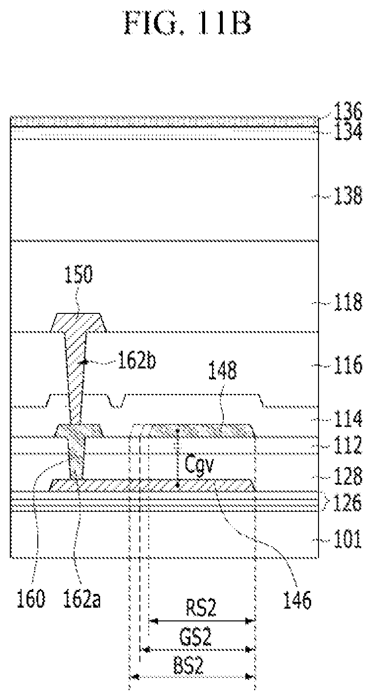 Patent US12317686 Figure 11 – OLED pixel with aperture proportional to capacitance