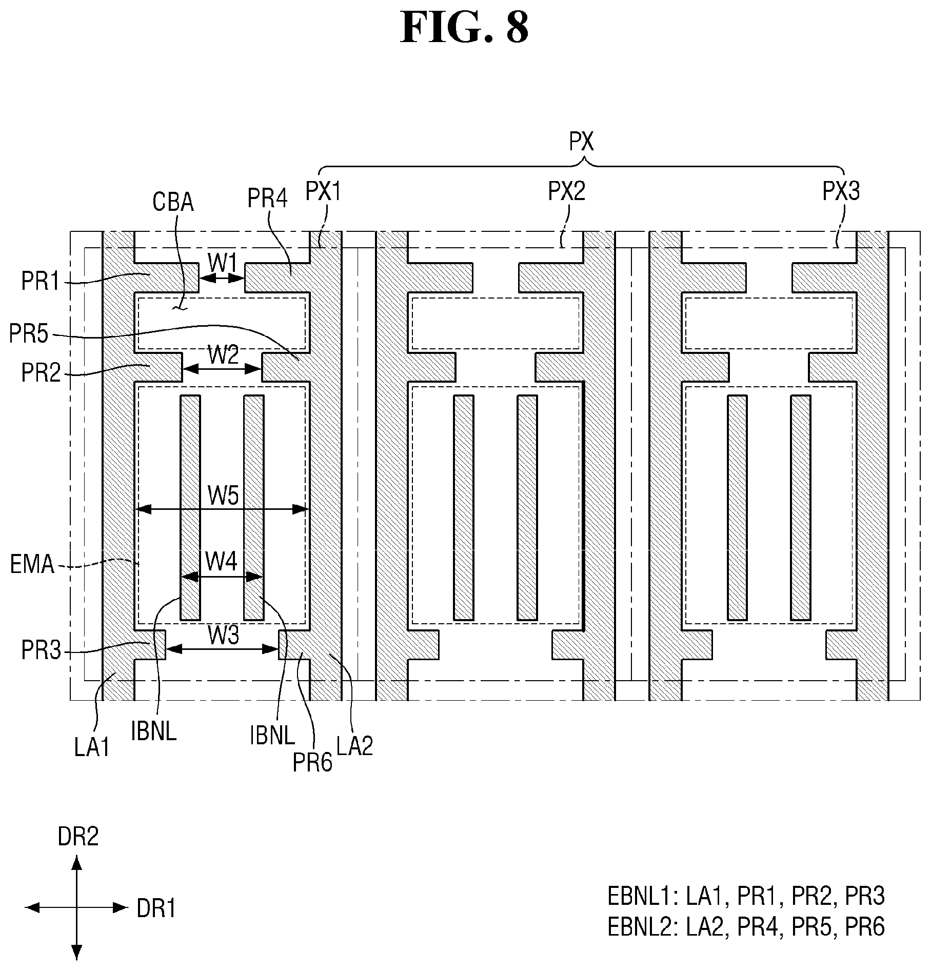 Patent US12317693 Figure 8 – Display device and method of manufacturing the same