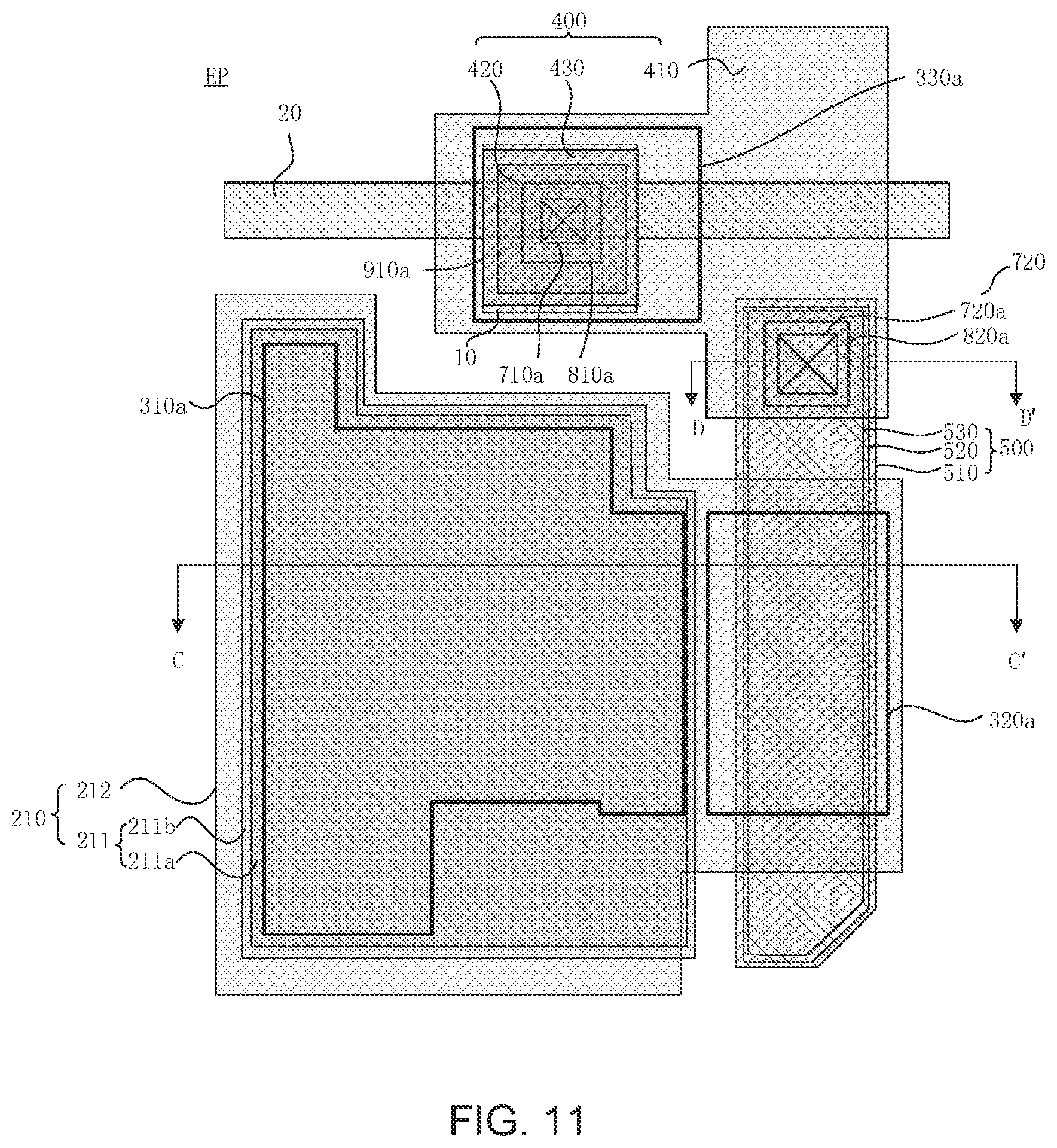 Patent US12317695 Figure 10 – Light-emitting substrate and display apparatus