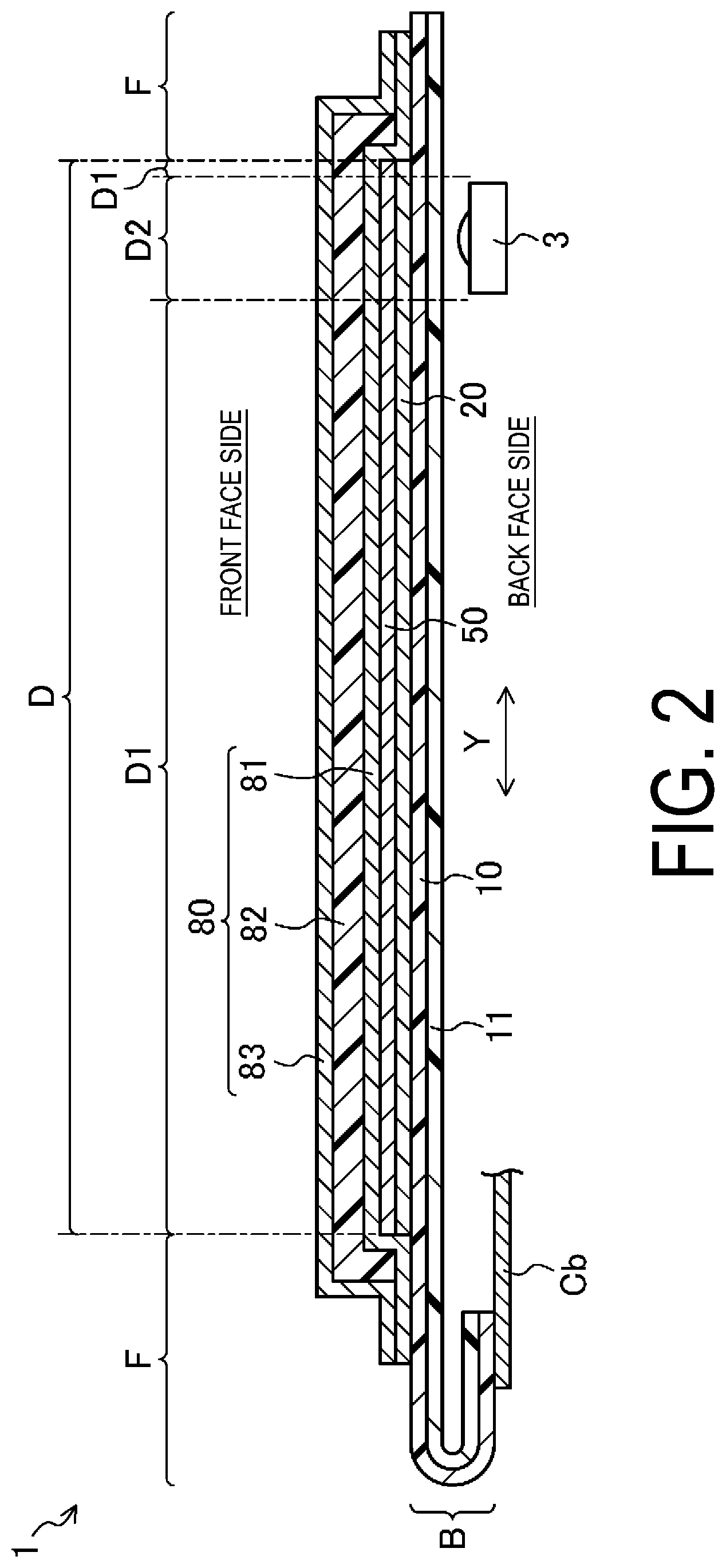 Patent US12317696 Figure 2 – Display device