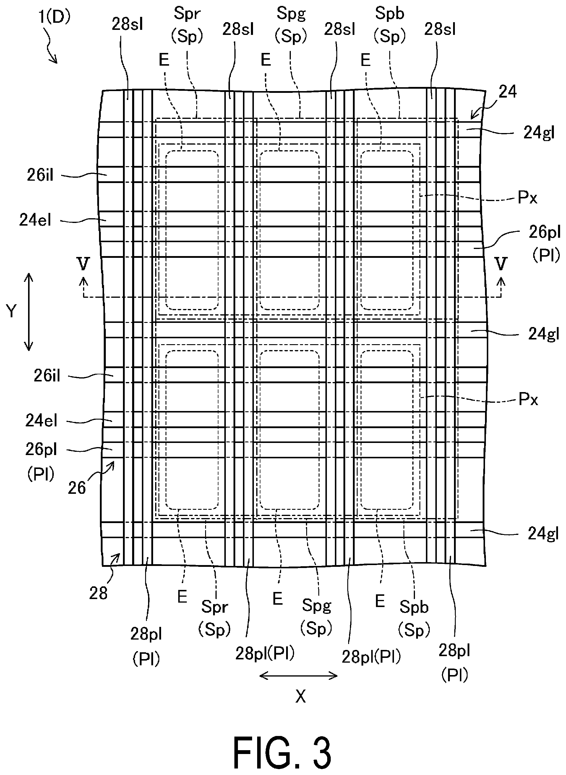 Patent US12317696 Figure 3 – Display device