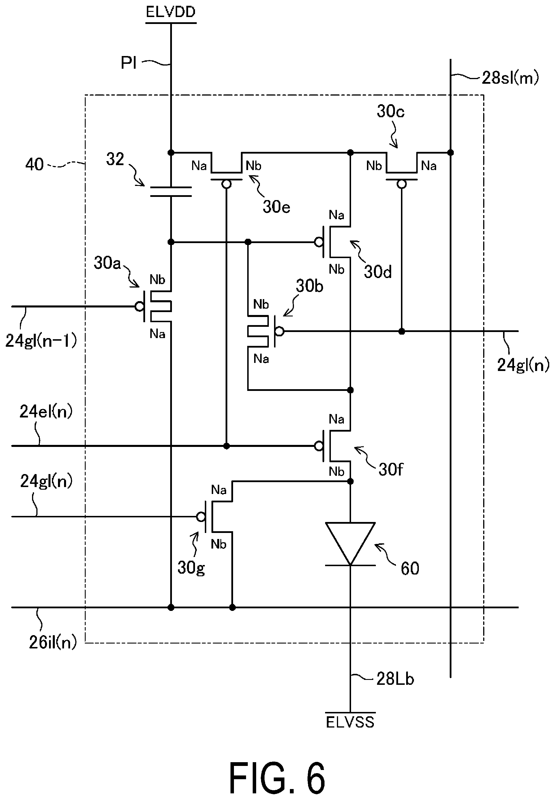 Patent US12317696 Figure 6 – Display device